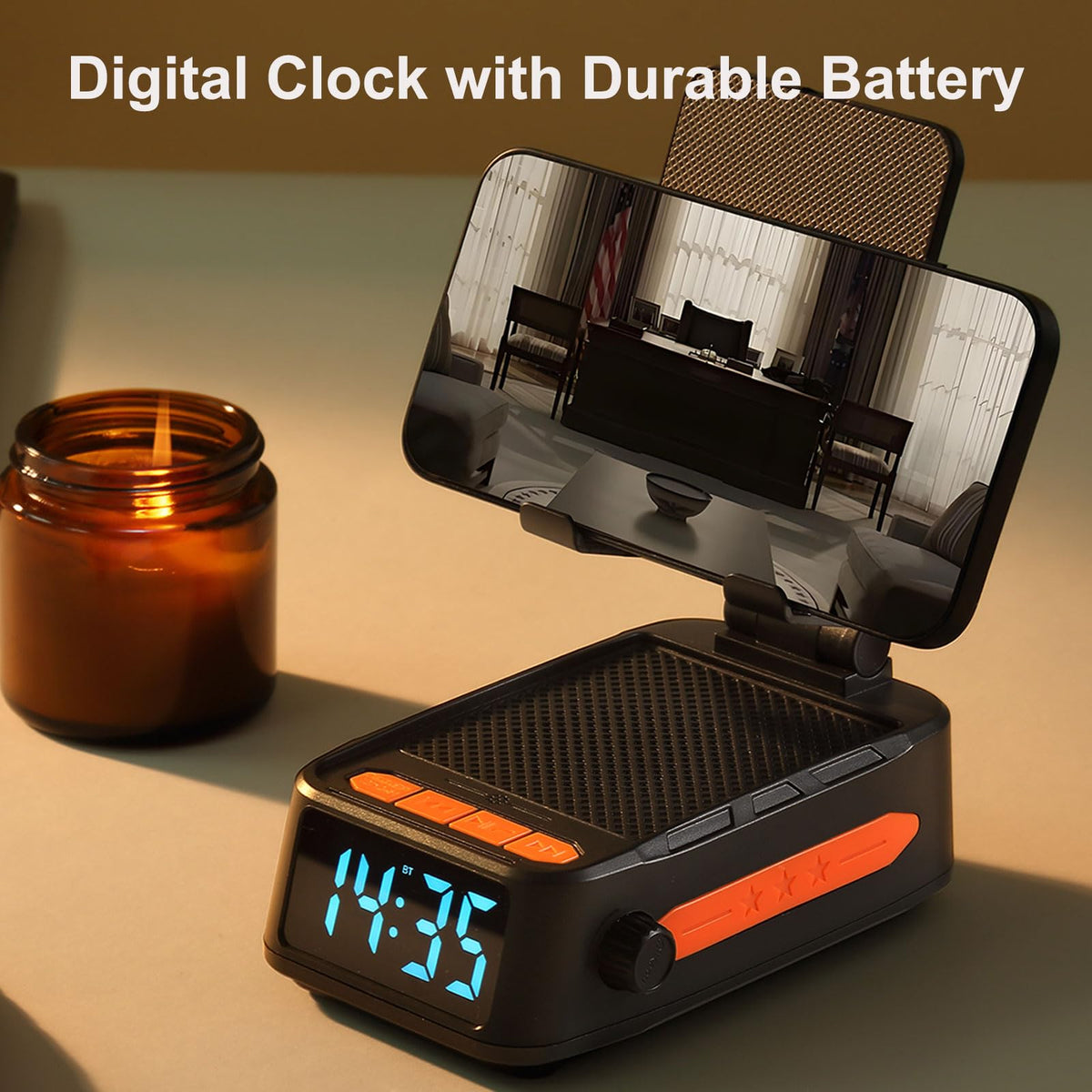 DiKaou Gifts for Men Women Bluetooth Speaker Phone Stand - DiKaou Official Imagery - 5