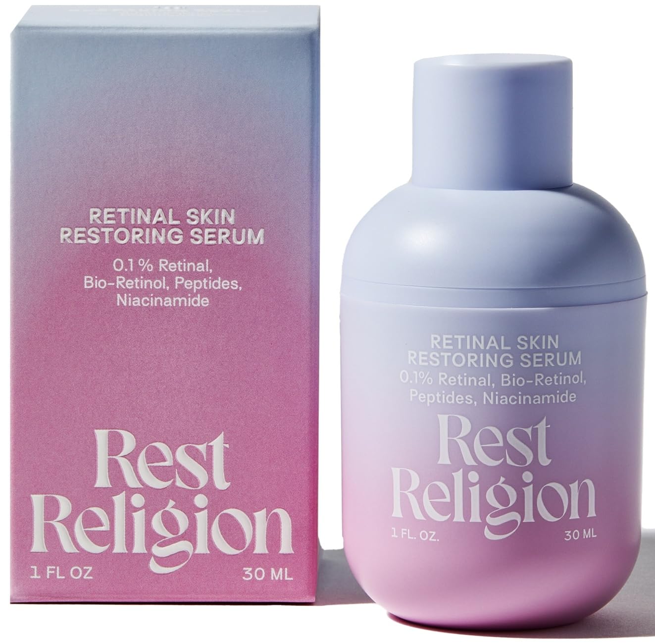 Rest Religion Retinal Skin Restoring Serum with 0.1% Retinal, Bio Retinol, - Rest Religion Official Product View 2