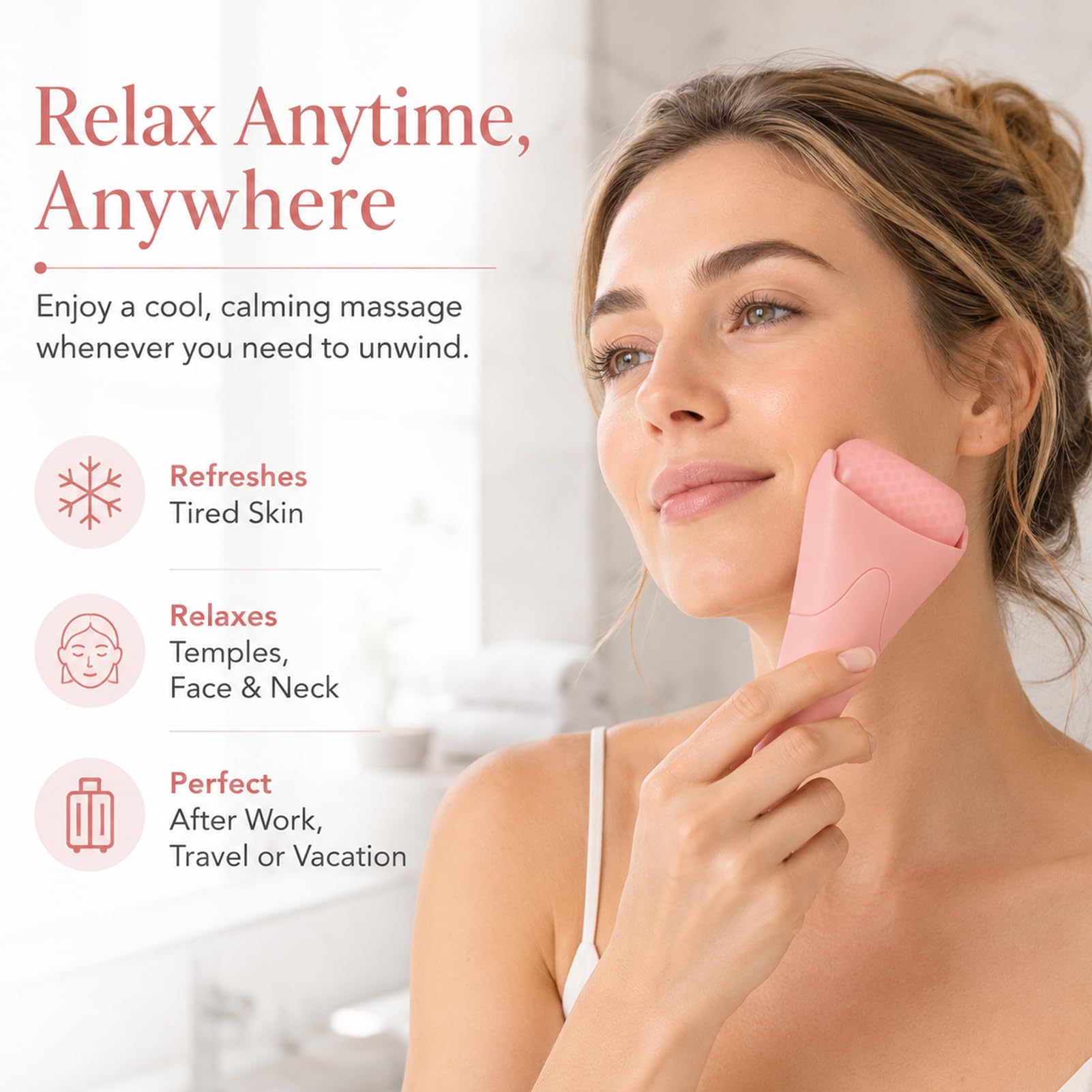 1 Pcs,Ice Roller Face Cold Therapy Tool,for Puffiness Migraine Relief