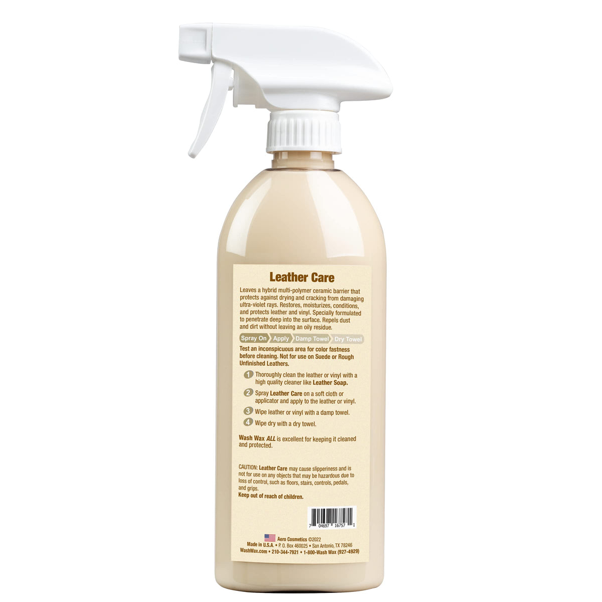 Leather Cleaner and Conditioner for Couch Car Seats Vinyl - Aero Cosmetics Official Imagery - 3