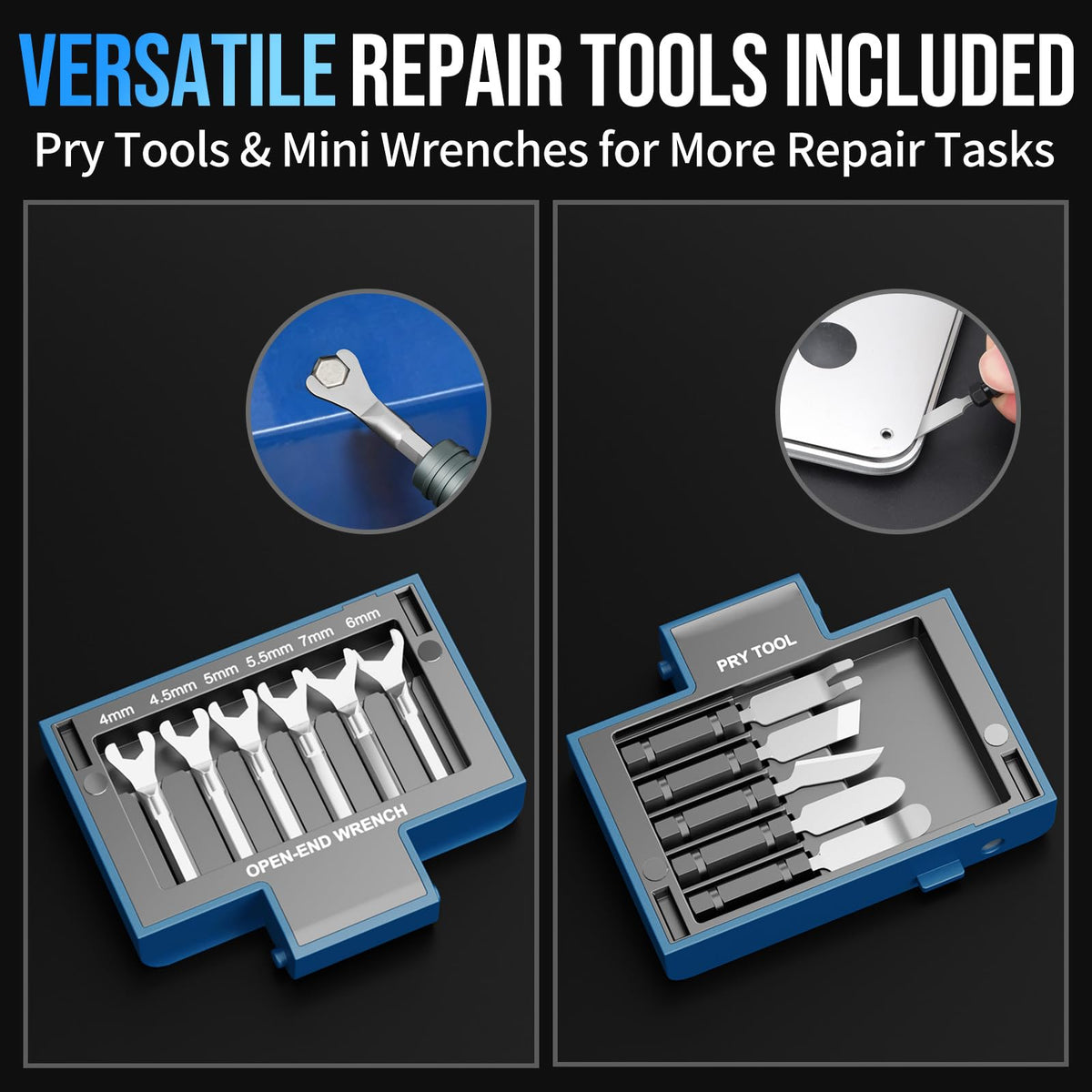 STREBITO 55 in 1 Magnetic Screwdriver Set Cube Tool Kit - STREBITO Official Imagery - 7