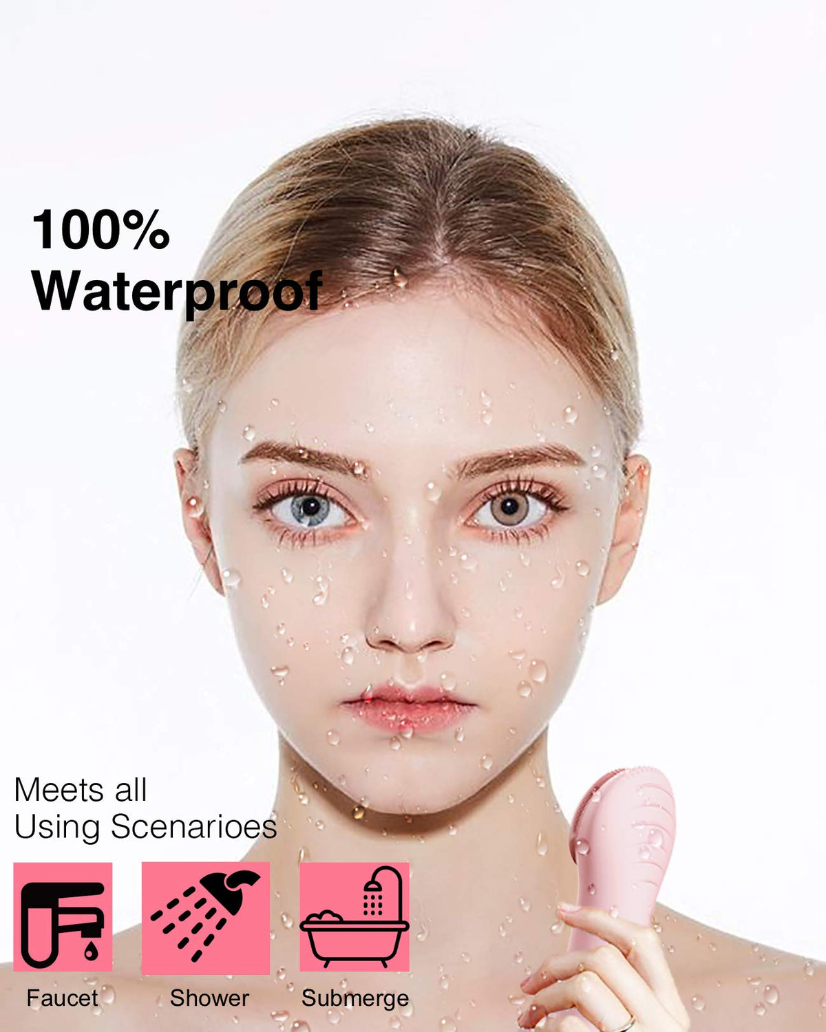N graCoola CLIE Facial Cleansing Brush Waterproof and - NågraCoola Official Imagery - 3