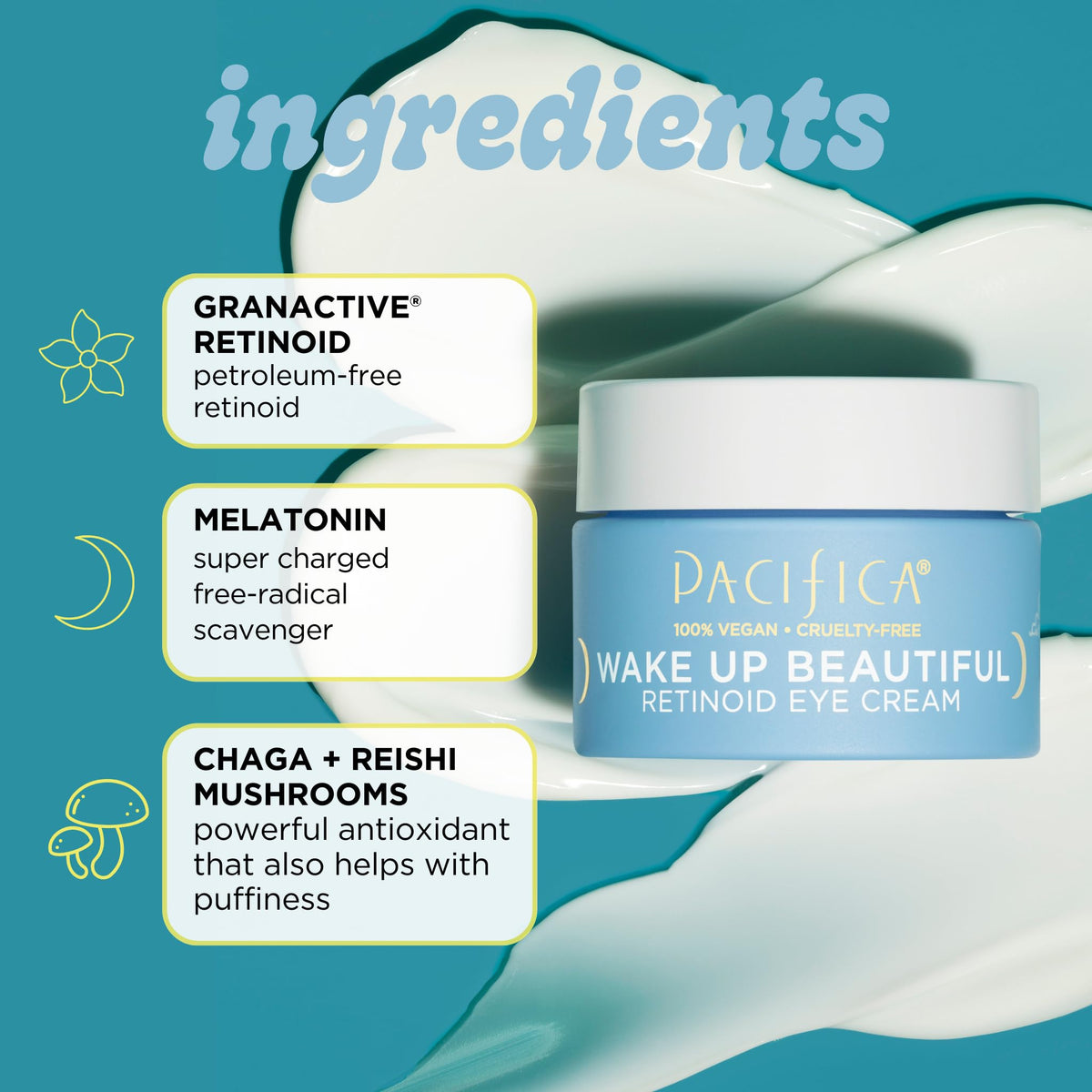Pacifica Beauty Wake Up Beautiful Retinoid Eye Cream - Pacifica Official Imagery - 4