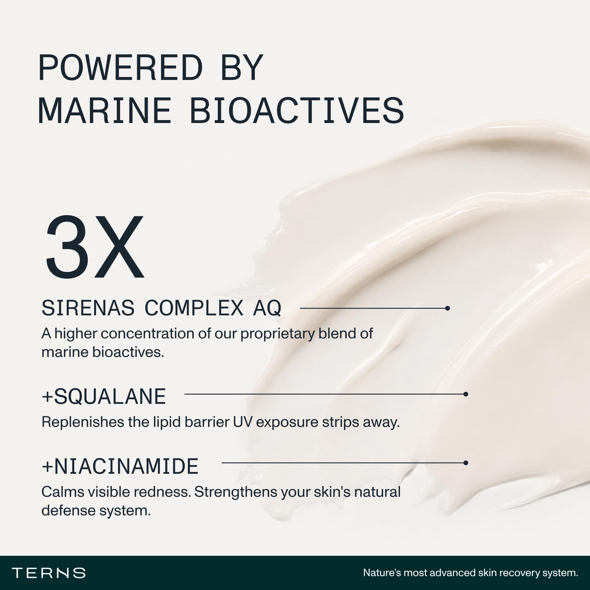 Terns Mayday after sun lotion in a 2 oz bottle, moisturizing skin and relieving burn and peeling after sun exposure.