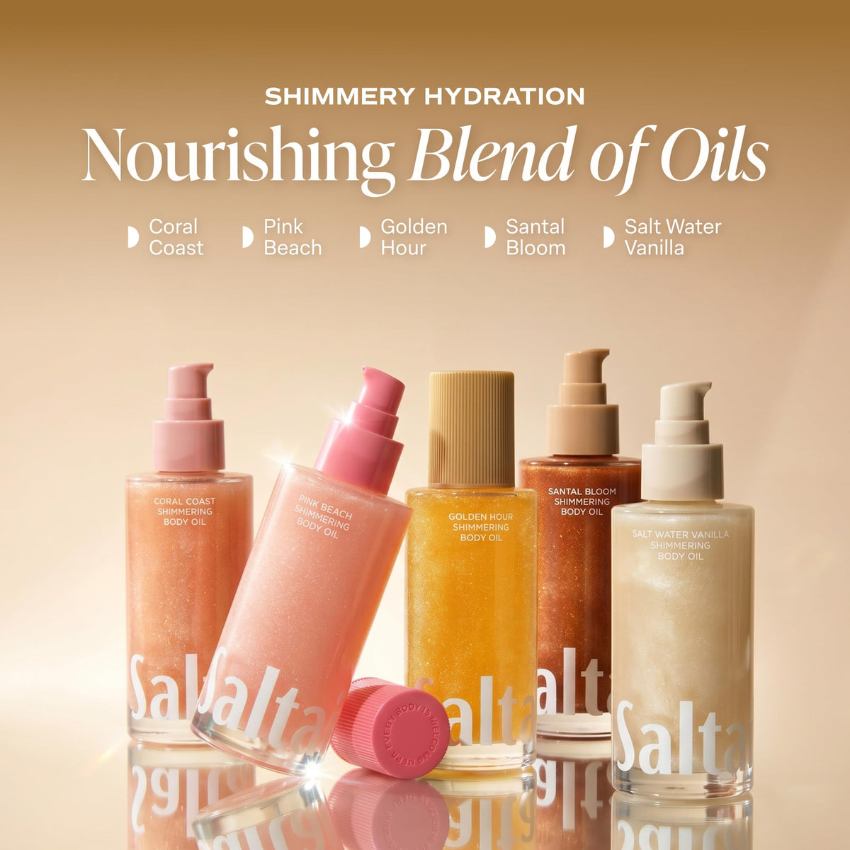 Saltair Shimmering Body Oil - Saltair Official Product Imagery - 5