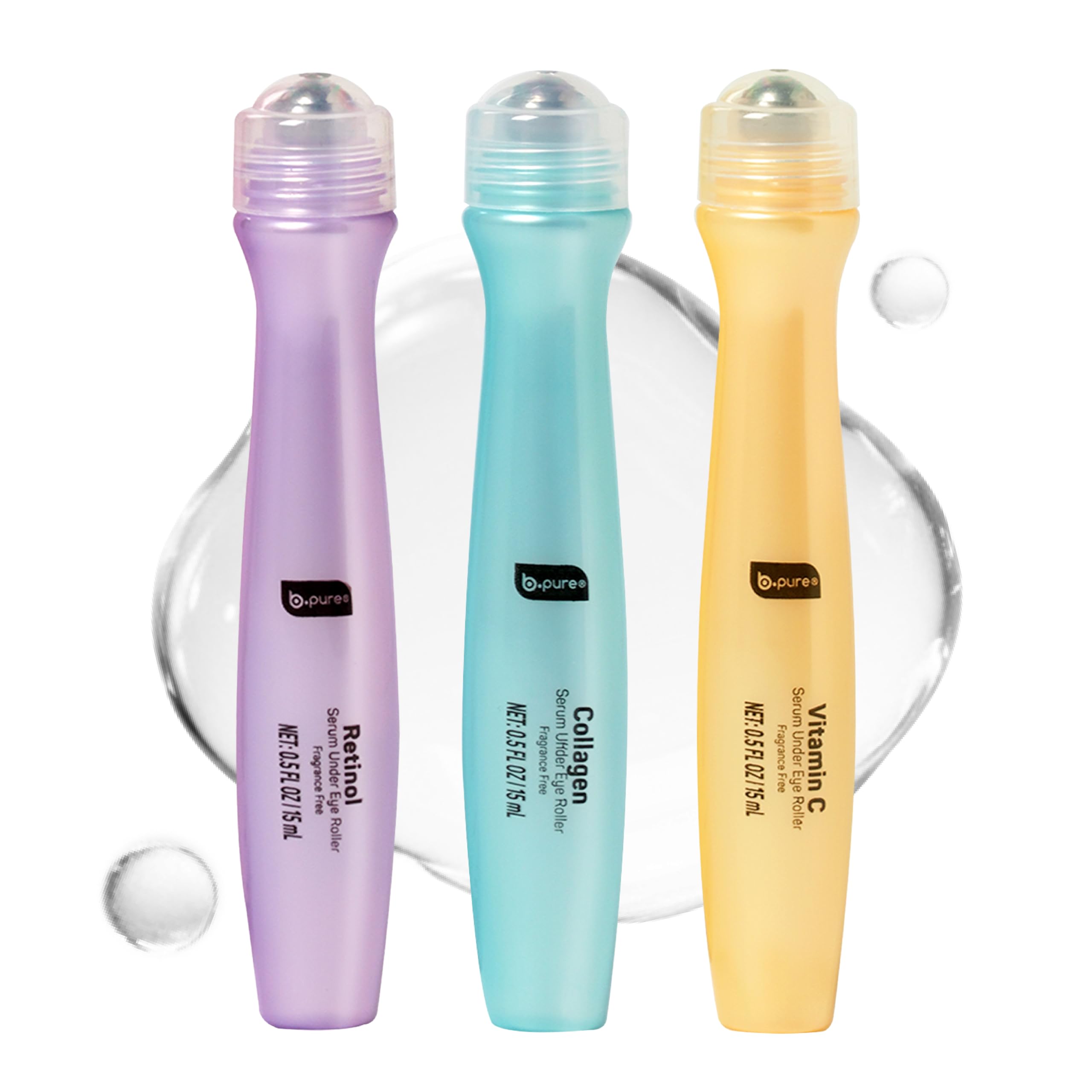 Under Eye Serum Stack Variety Pack with Retinol, Collagen & - Product Imagery