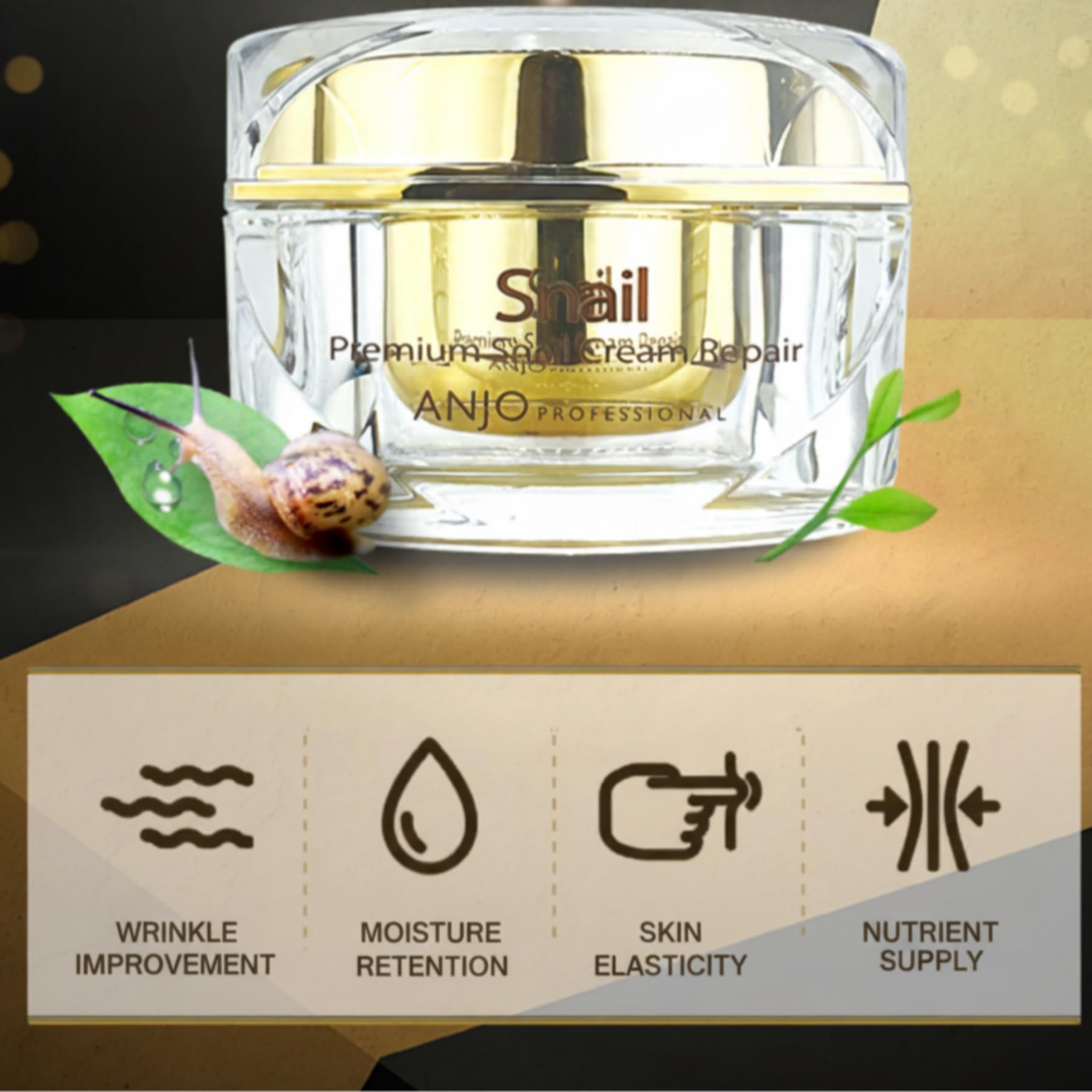 Premium Snail Mucin Cream 50ml - GASHINA STORY