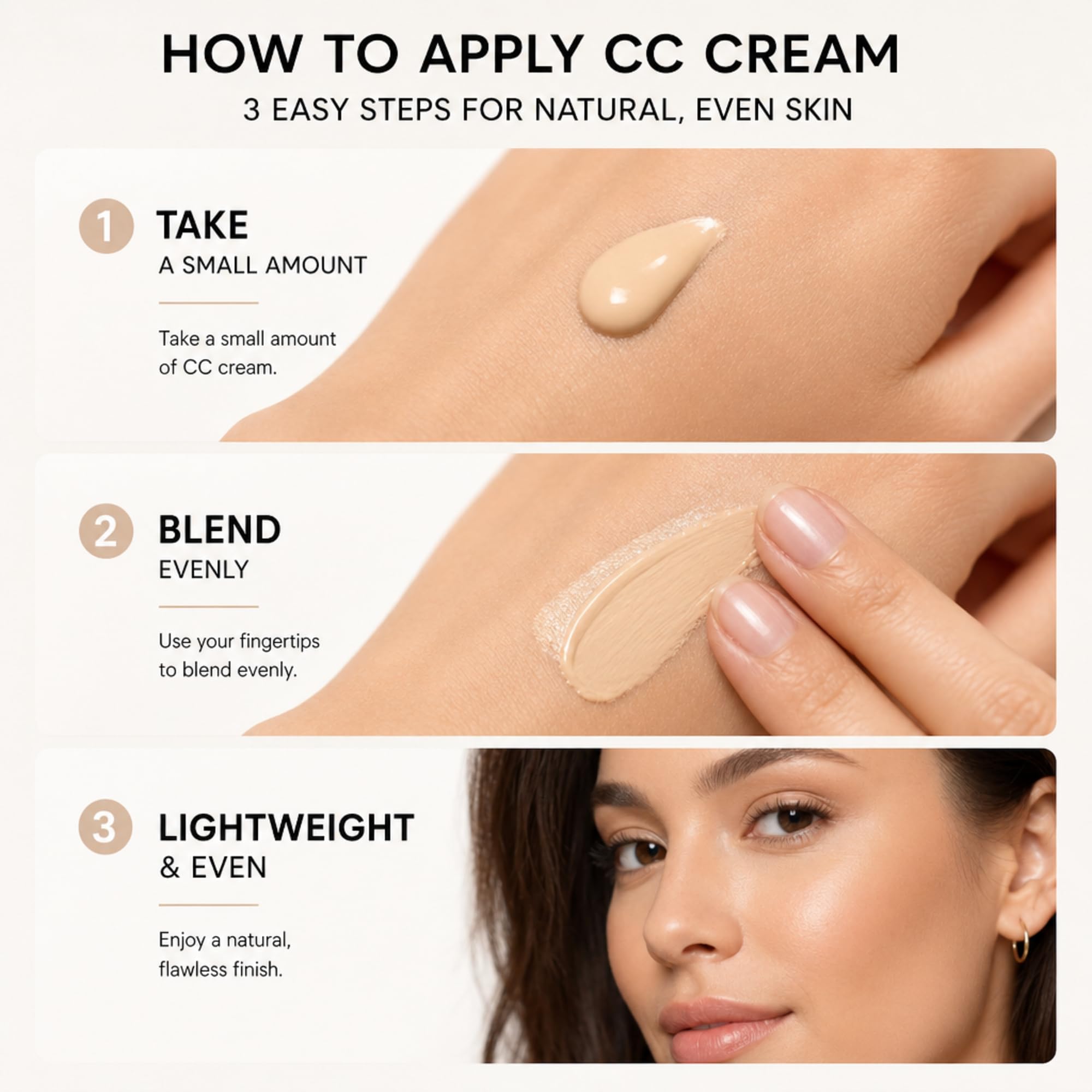 CC Cream Foundation, Flawless Matte Concealer Oil Control Color - MyTend