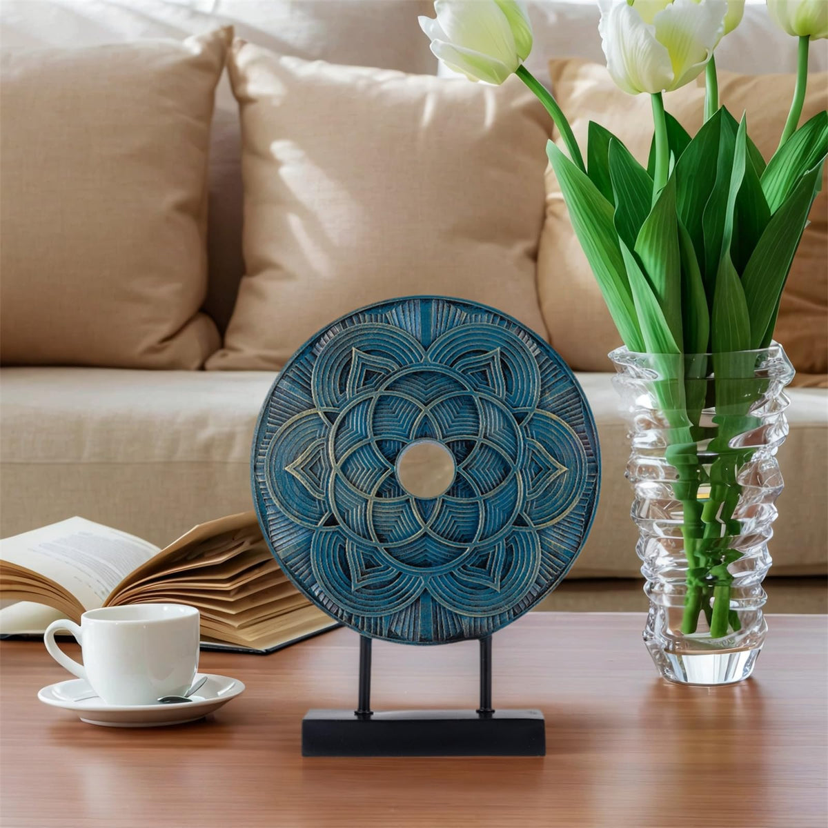 Modern Sculpture Decorative Objects Above Cabinet Decor - HODESunPure Official Imagery - 5