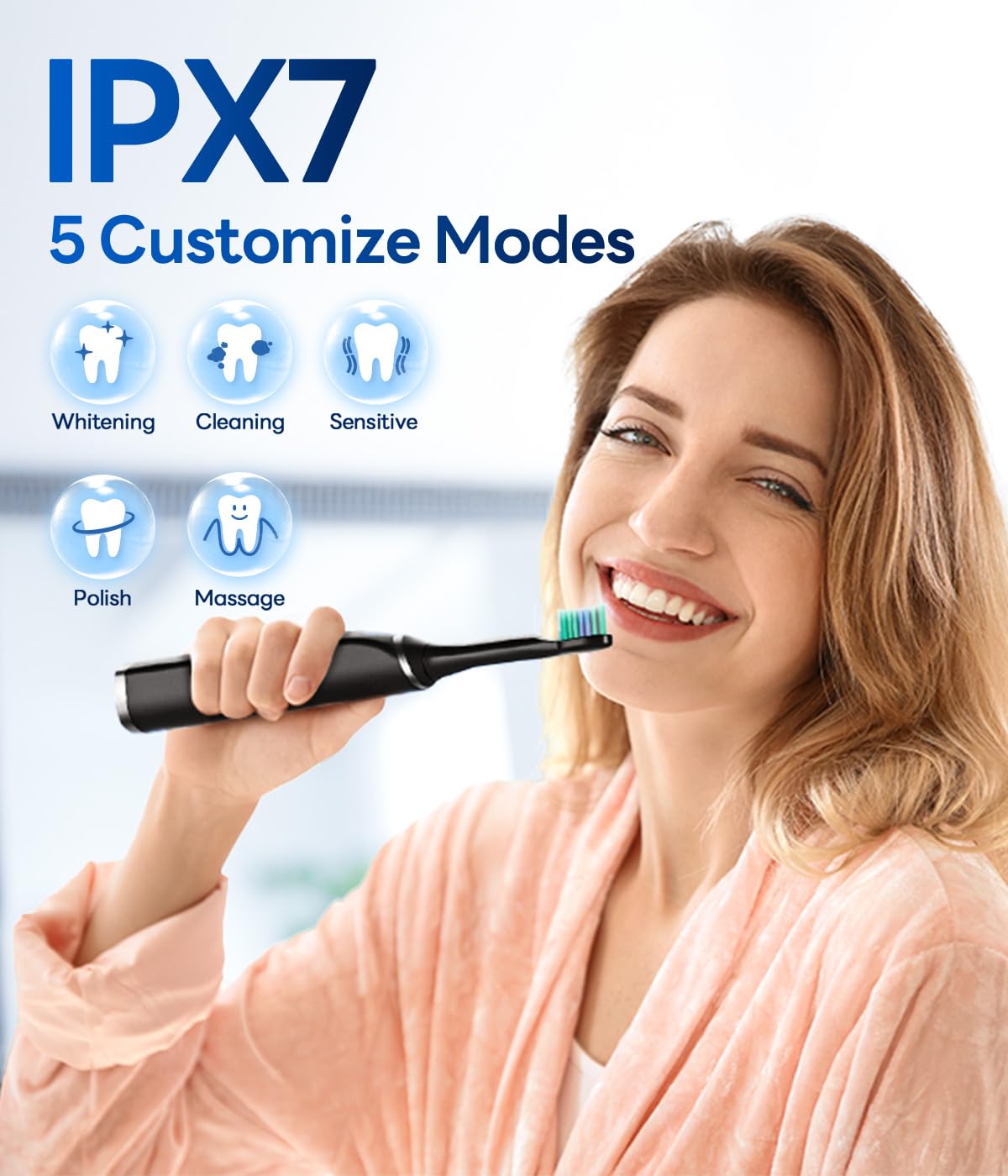 Bymore Electric Toothbrush for Adults Sonic Rechargeable - Bymore Official Imagery - 7