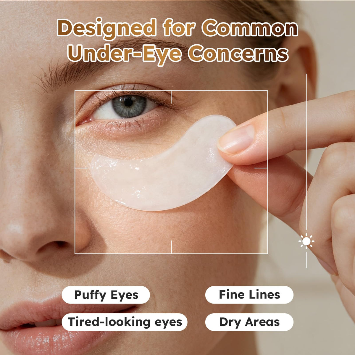 PDRN Caffeine Collagen Eye Patches for Puffy Eyes - Jessasjet Official Imagery - 3