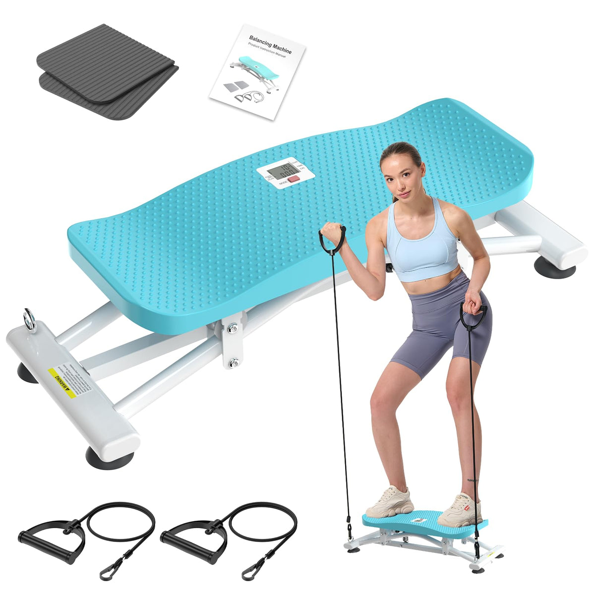 Ski Balance Board Rocking Stepper Ski Simulator for Home - HOTWAVE Official Imagery - 1