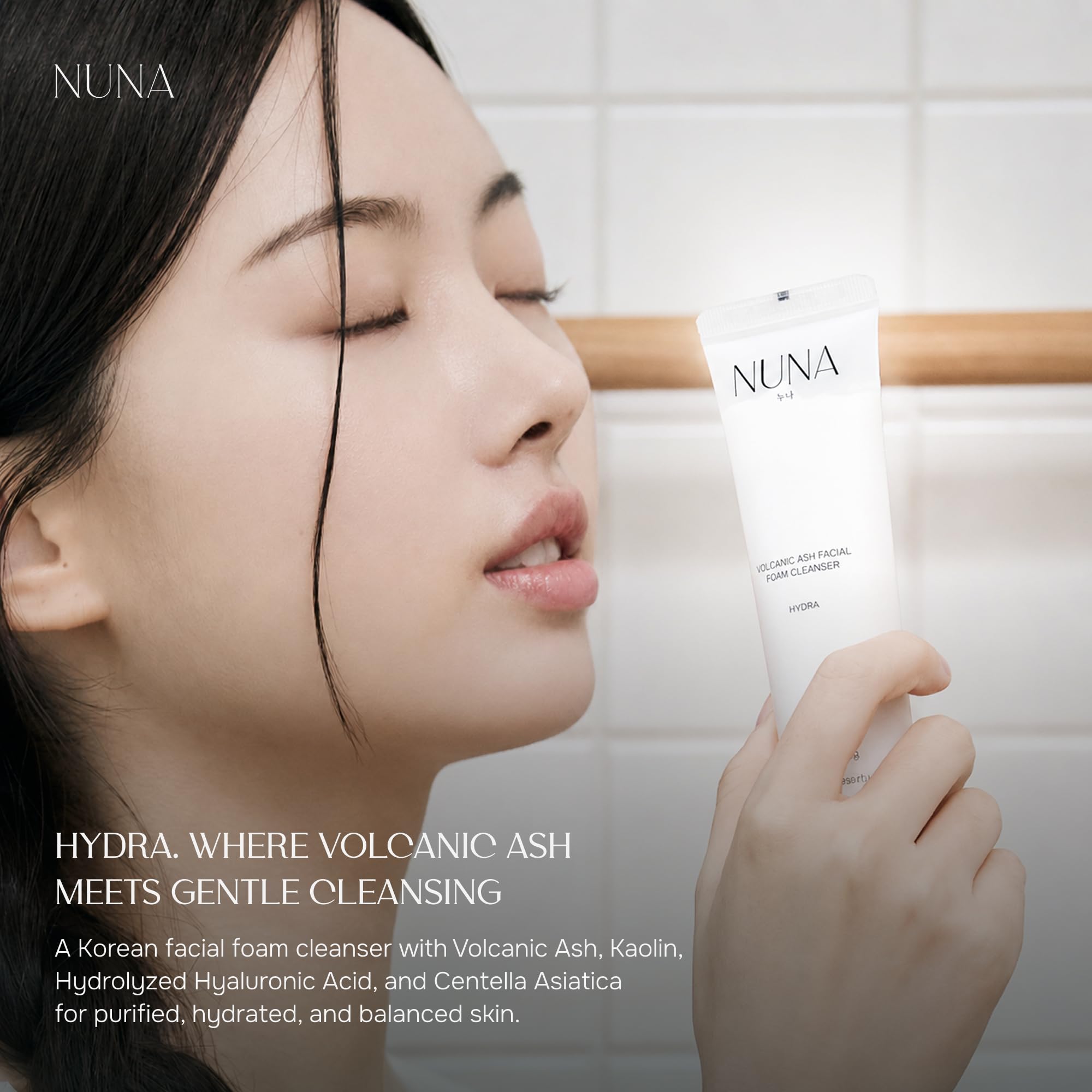 NUNA Hydra Volcanic Ash Facial Foam Cleanser - NUNA