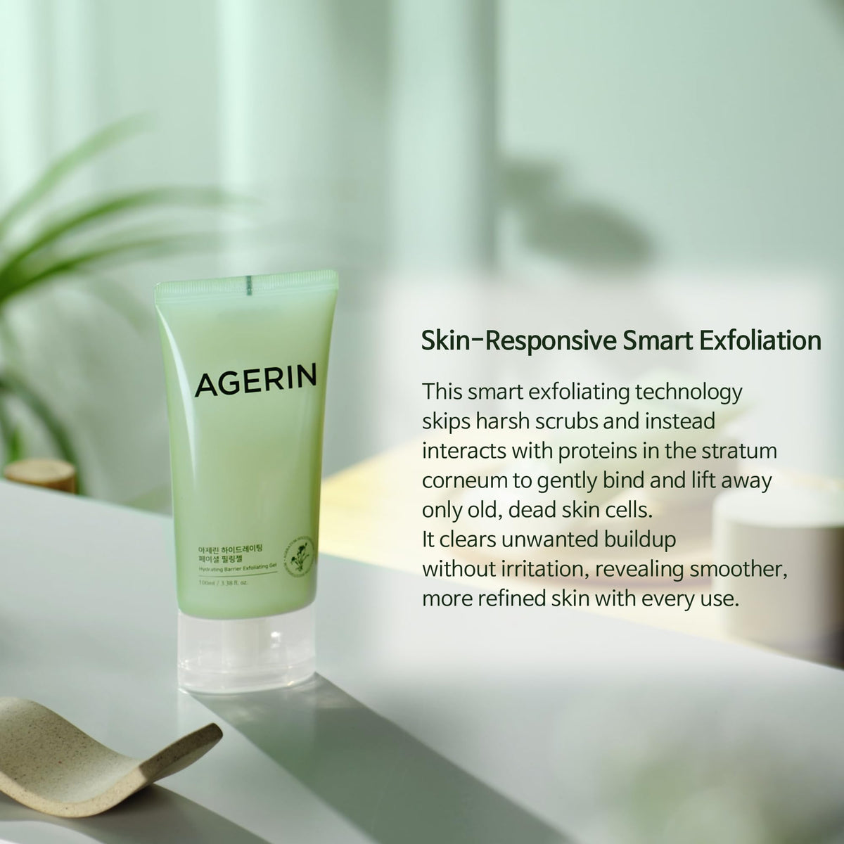 Hydrating Barrier Exfoliating Gel Smart Protein Responsive - AGERIN Official Imagery - 3