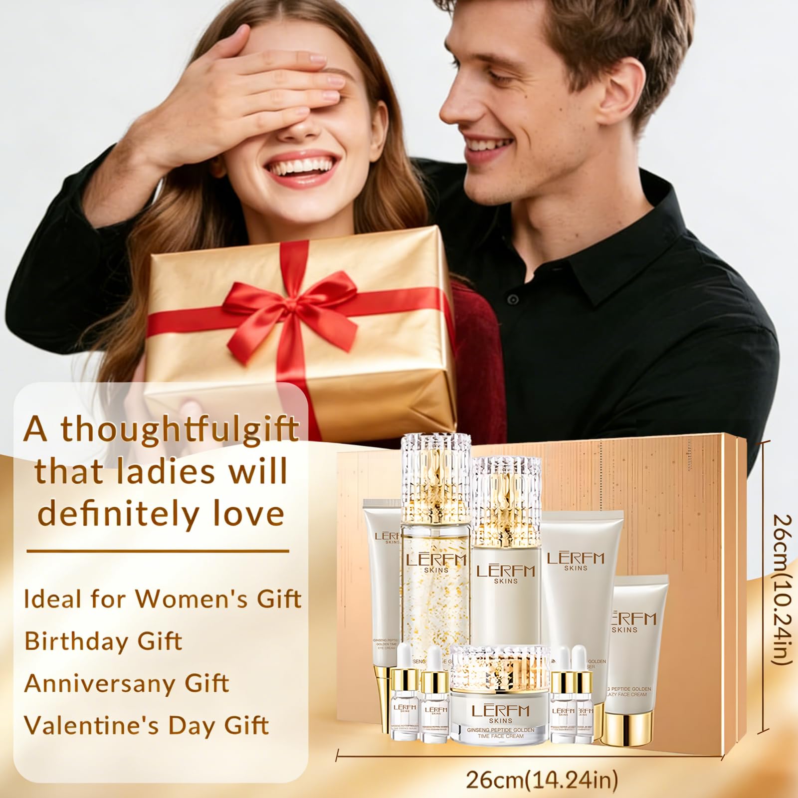 Ginseng Peptide Anti Aging Skin Care Set - BEAUTYTURESS