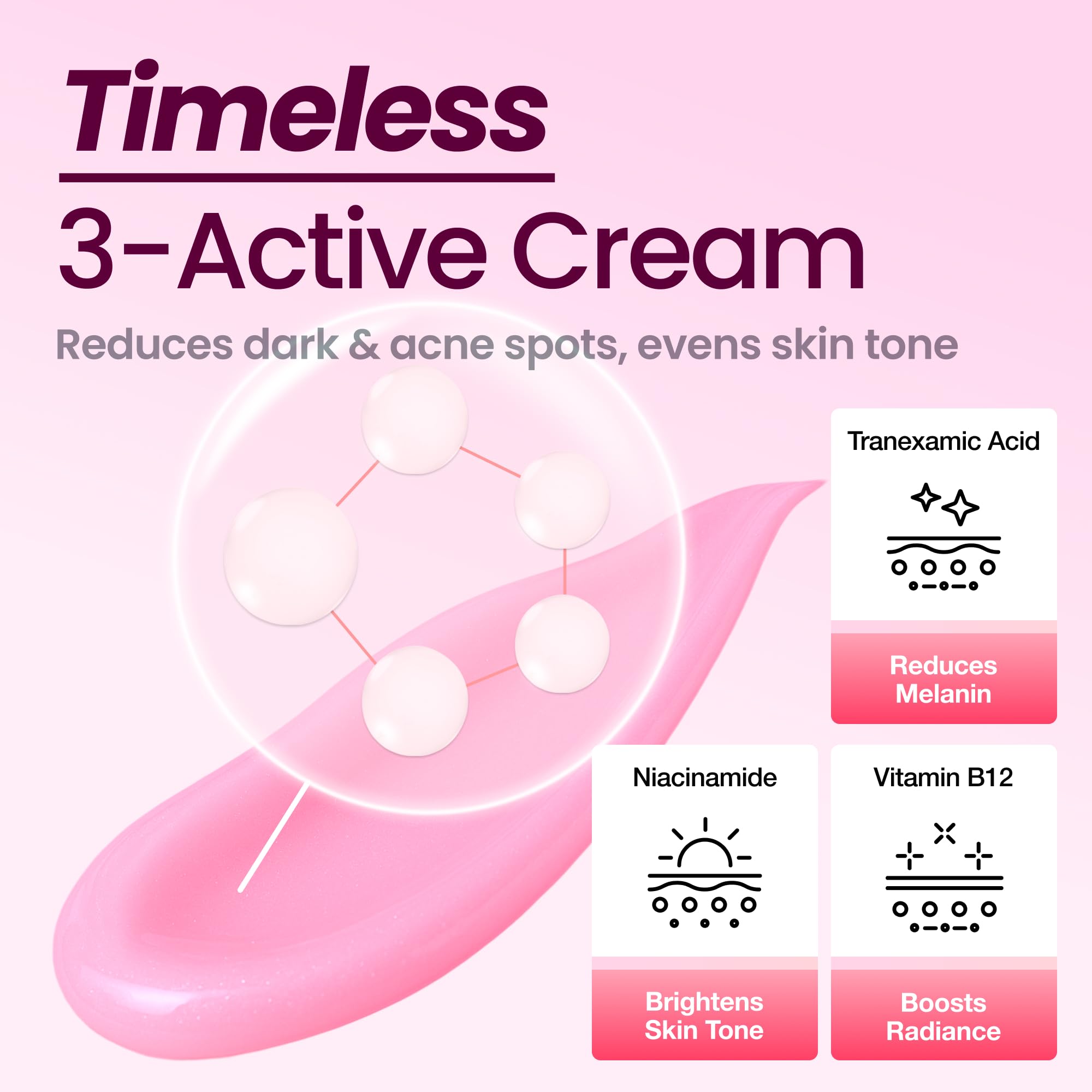 dr.percent Dark Spot 24% Correcting Pink Glow Cream - Tranexamic Acid 6% & - dr.percent Official Product View 4