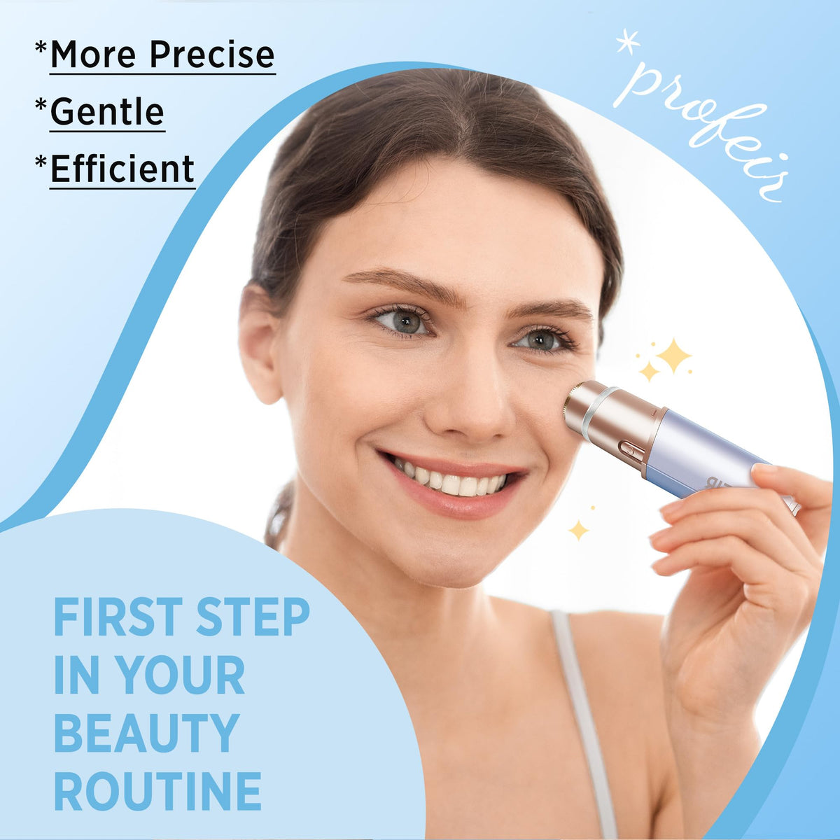 Facial Hair Removal for Women Electric Hair Removal Device - Profeir Official Imagery - 3