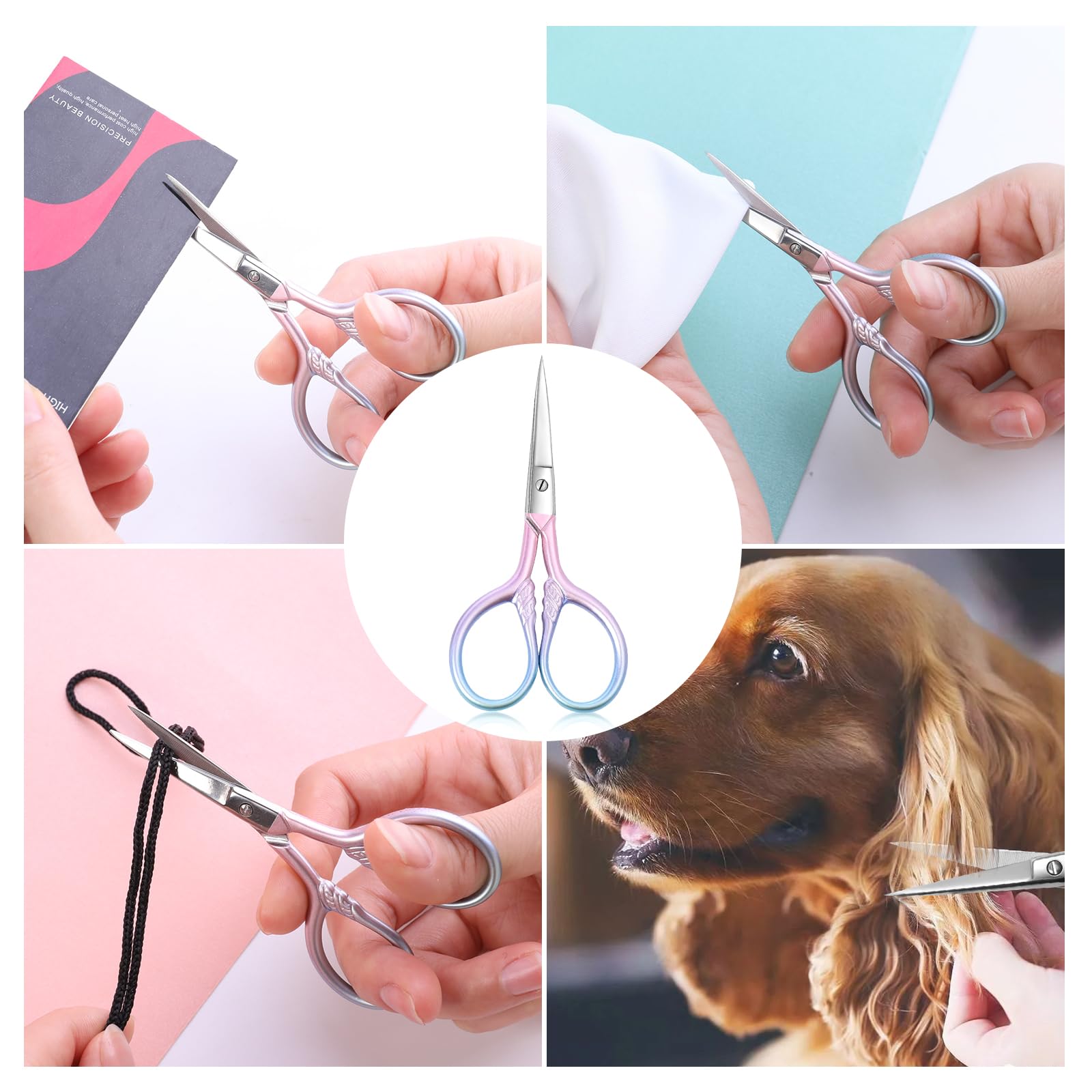 Stainless Steel Multipurpose Scissors Fine Straight Head - Lobodt Official Product Imagery - 5
