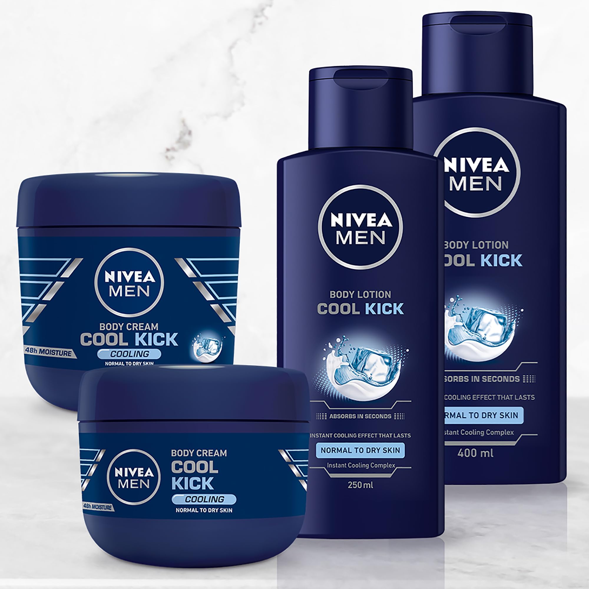 Nivea Men Cool Kick Body Cream - 13.5 Fl Oz / 400 mL - NIVEA Official Product View 8