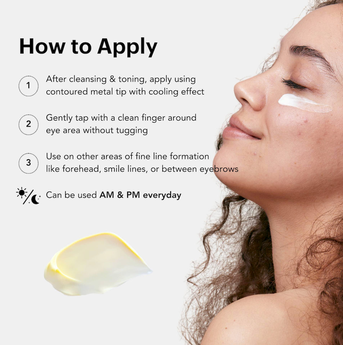 Dark Circle And Wrinkle Freeze Peptide Eye Cream - Knours. Official Imagery - 4