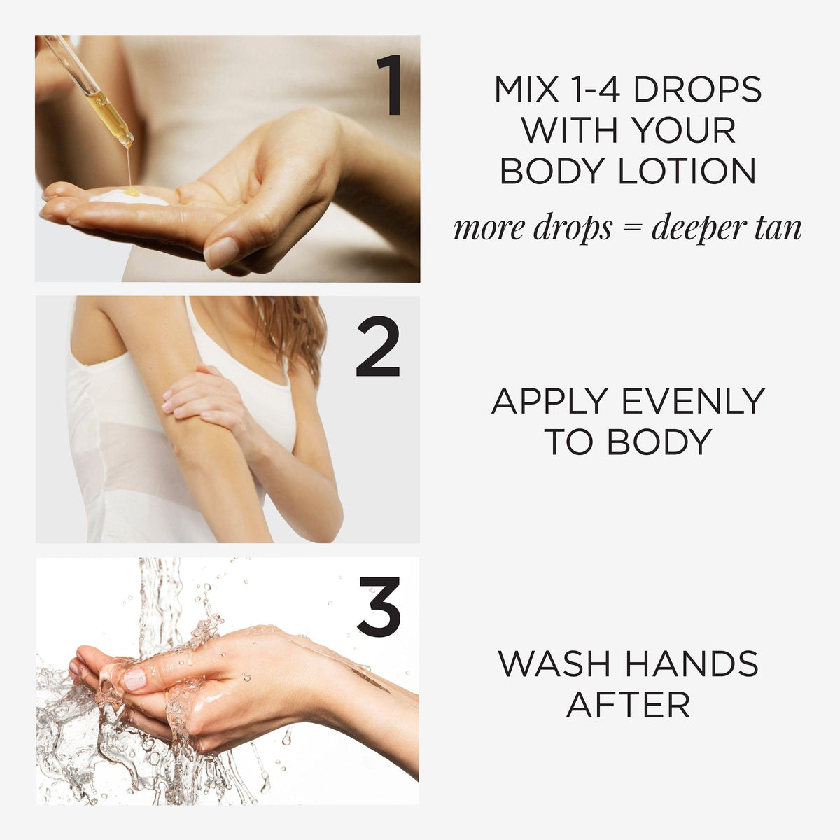 TAN LUXE THE BODY Self Tan Drops Add Tanning Drops to Skin - Premium Selection Official Imagery - 7