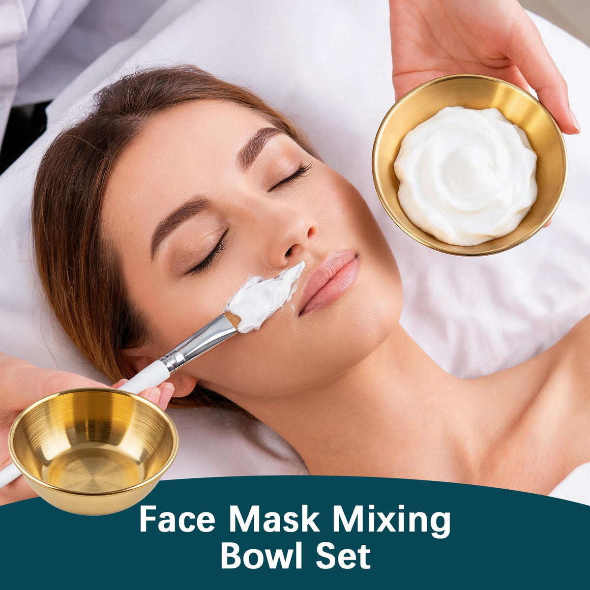 12 Pcs DIY Face Mask Mixing Bowl 3 23 Stainless Steel - Fyziqon Official Imagery - 7