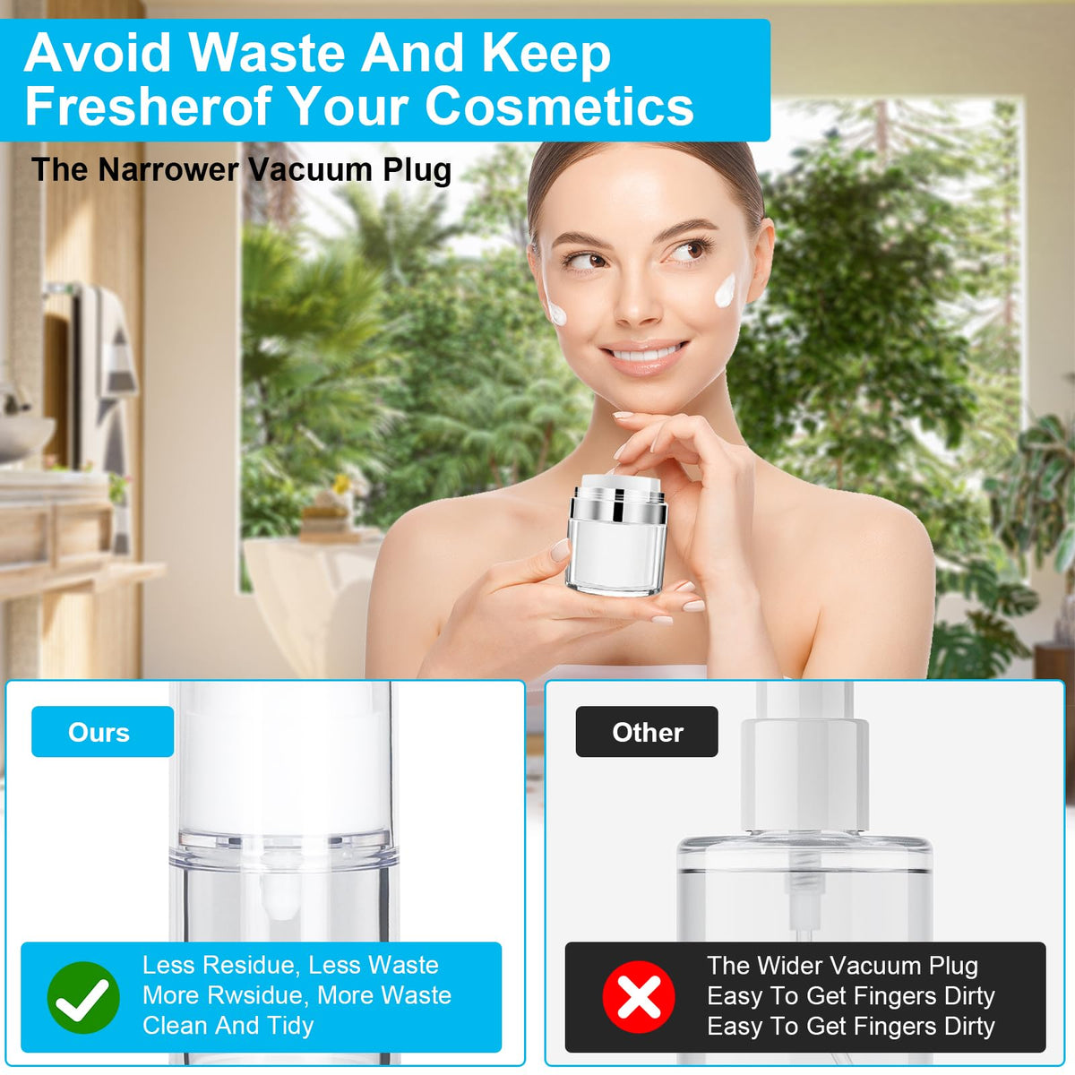 30 Pack TSA Approved Skincare Empty Travel Bottles 1 7 1 0 7 - KOUWICH Official Imagery - 6