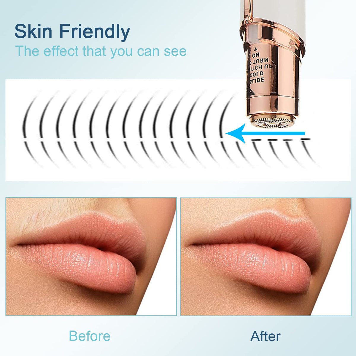 innobeaut Painless Facial Hair Remover for Women USB C - innobeaut Official Imagery - 7
