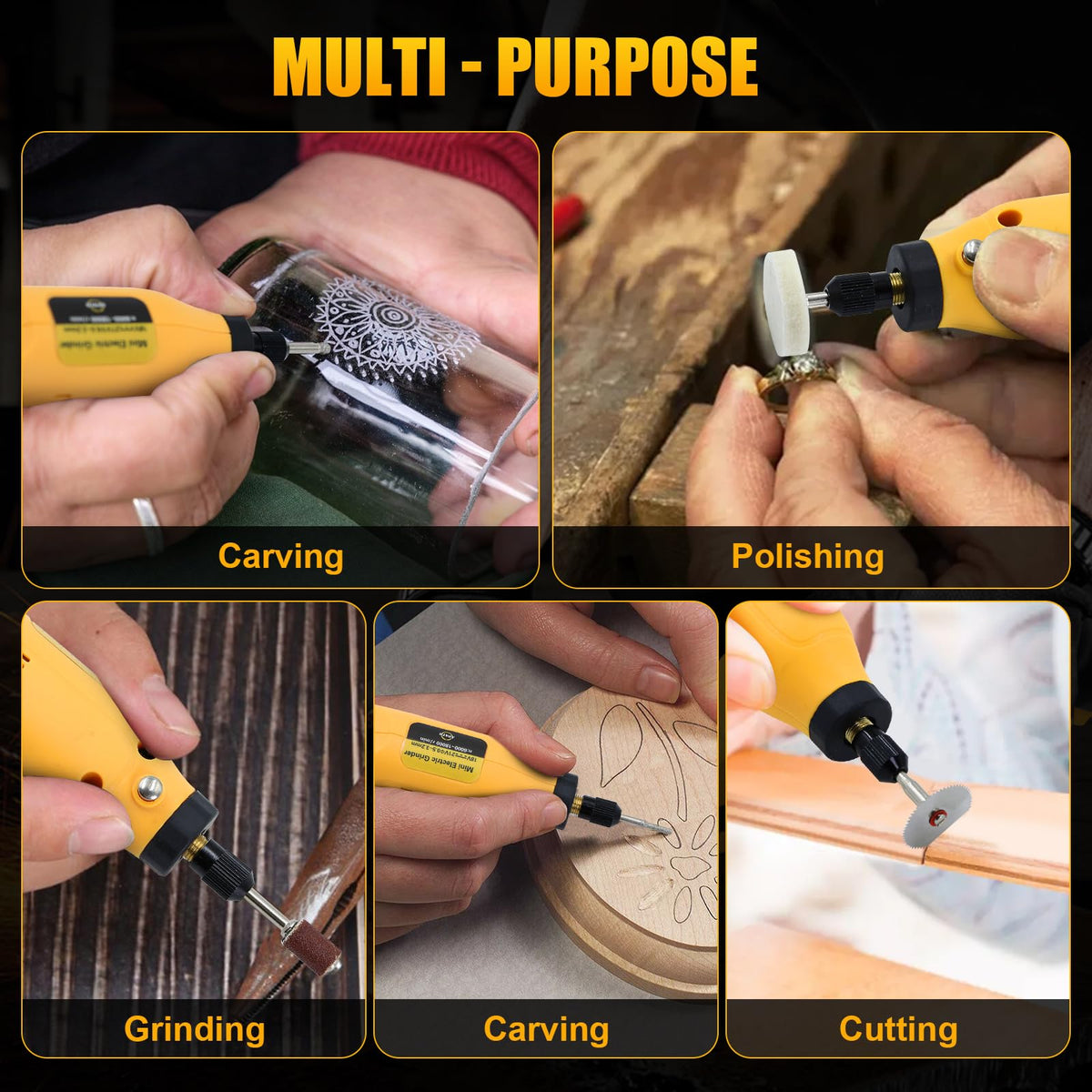 Cordless Rotary Tool Kit for DEWALT 20V Max Battery 6 Speed - APATB Official Imagery - 6