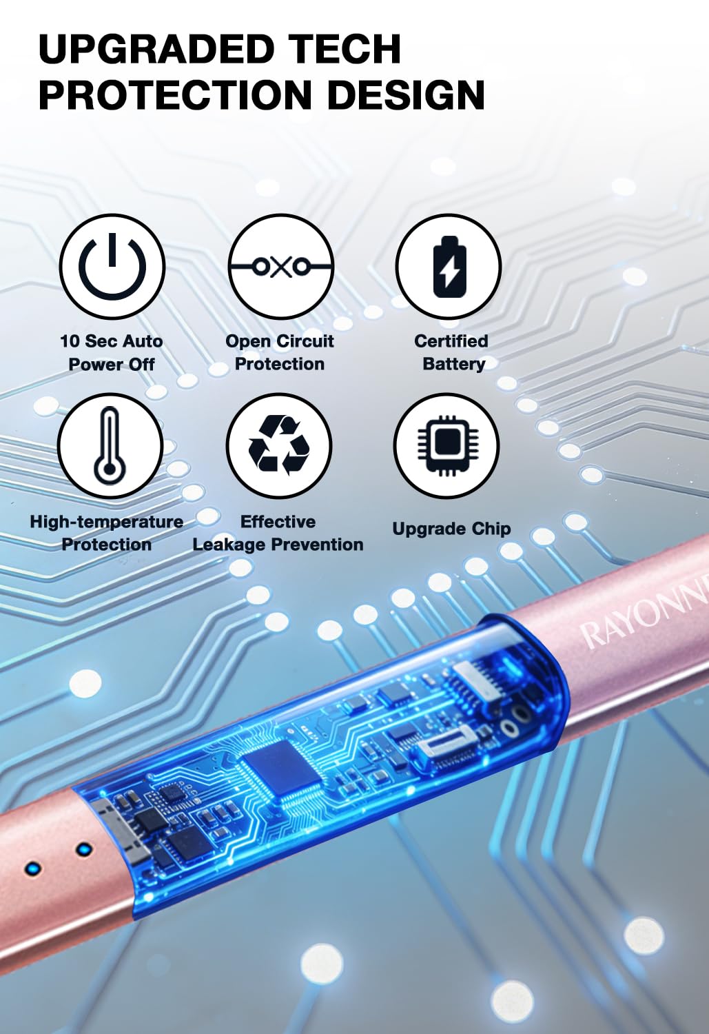 RAYONNER Electric Candle Lighter USB Plasma Arc Windproof Rose Gold - View 7