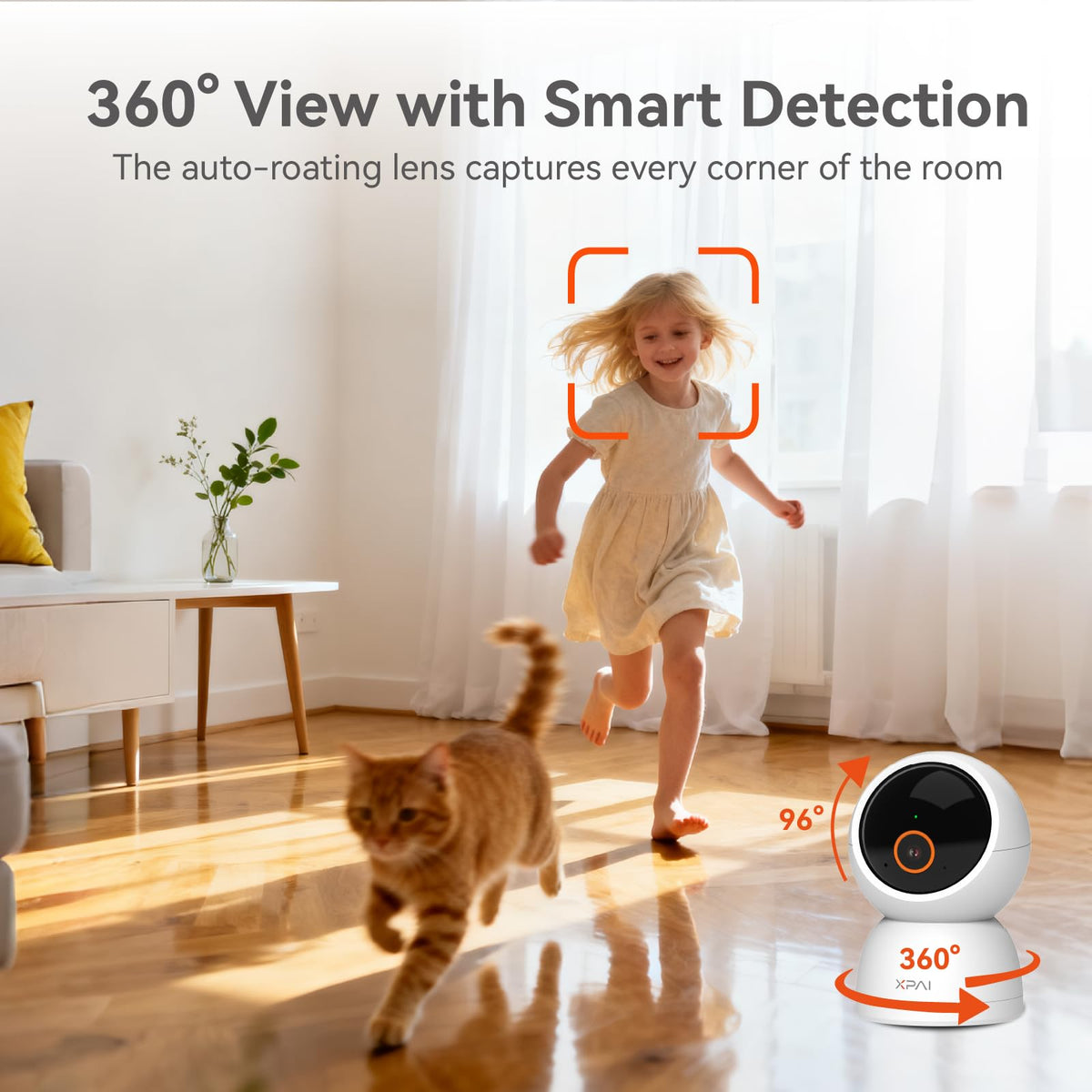Indoor Camera Wireless 3K Indoor Camera No Subscription 360 - xpai Official Imagery - 6