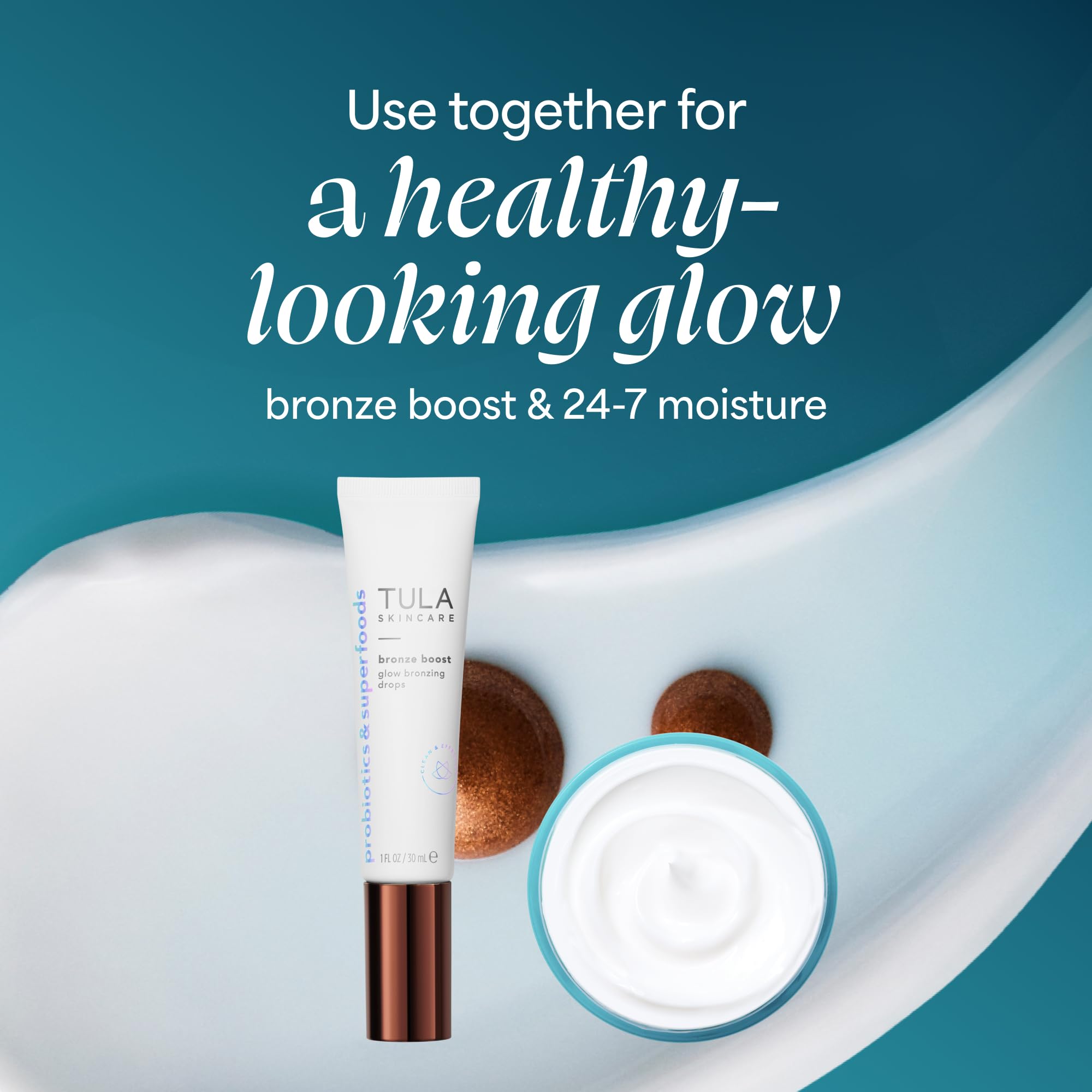 TULA Skin Care Bronze Boost Glow Bronzing Drops - Premium Selection Official Imagery - 8
