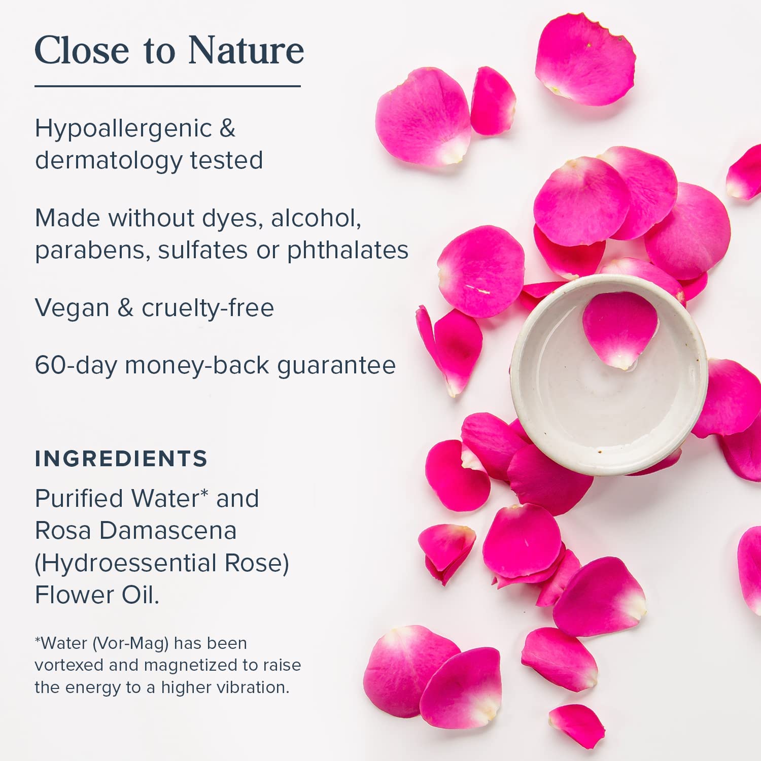 Heritage Store Rosewater Refreshing Facial Splash for - HERITAGE Official Imagery - 5