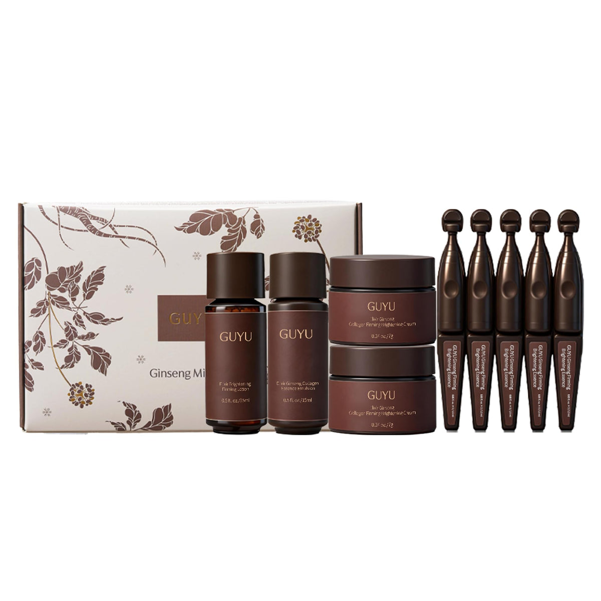 Anti Aging Ginseng Mini Skin Care Set Peptide Collagen For - GUYU Official Imagery - 2