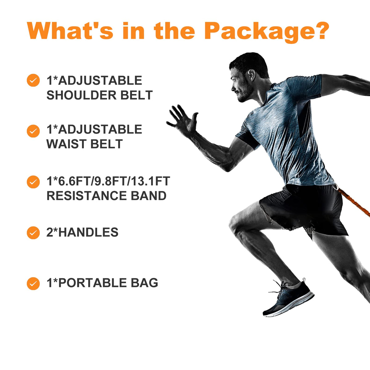 Resistance Explosive Training Set Adjustable Shoulder Waist - OYINDIZ Official Imagery - 7