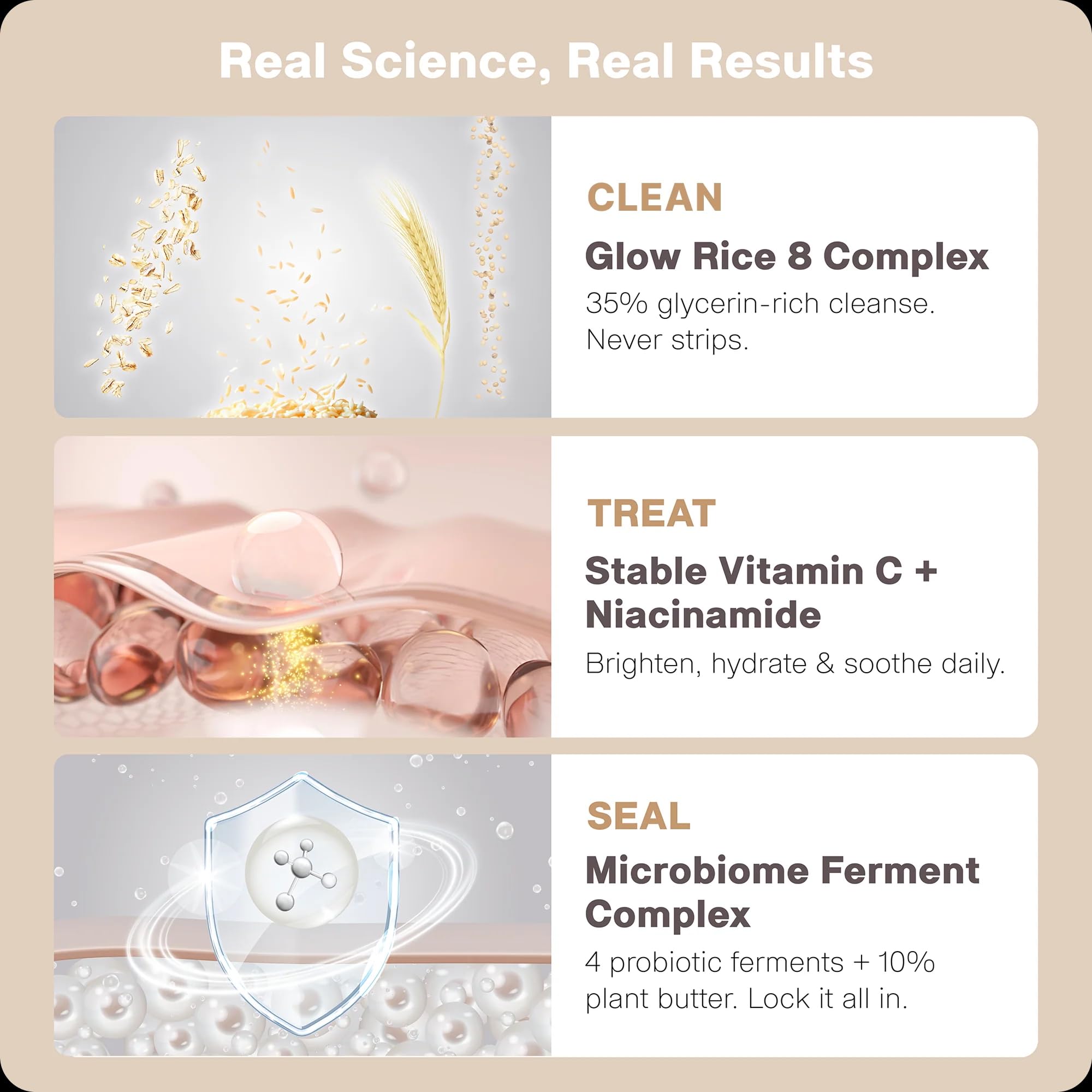 Korean Skin Care Travel Set for Glass Skin, 3 Step TSA Kit for - Rxcue