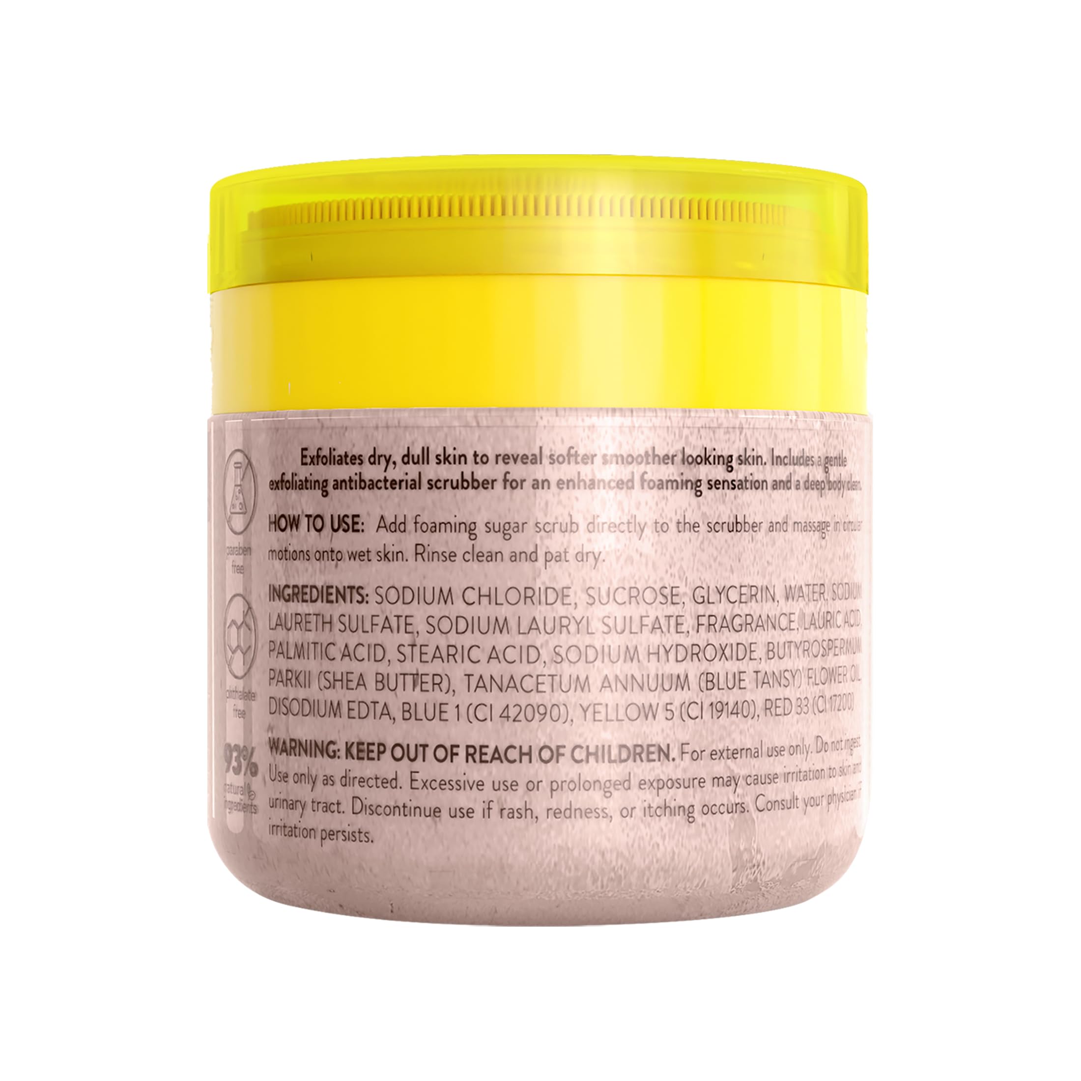Onyx Professional Foaming Body Scrub With Brush, Sandalwood Vanilla, - Sugar - Onyx Professional Official Product View 7