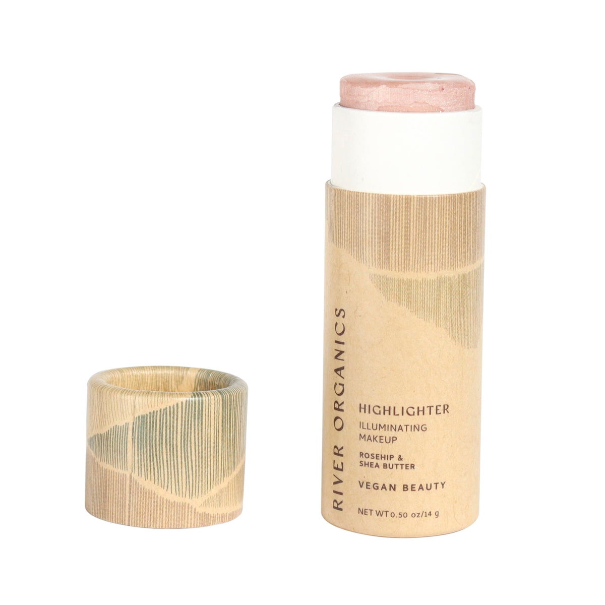 Vegan Highlighter Stick Zero Waste Natural Organic Makeup - River Organics Official Imagery - 2