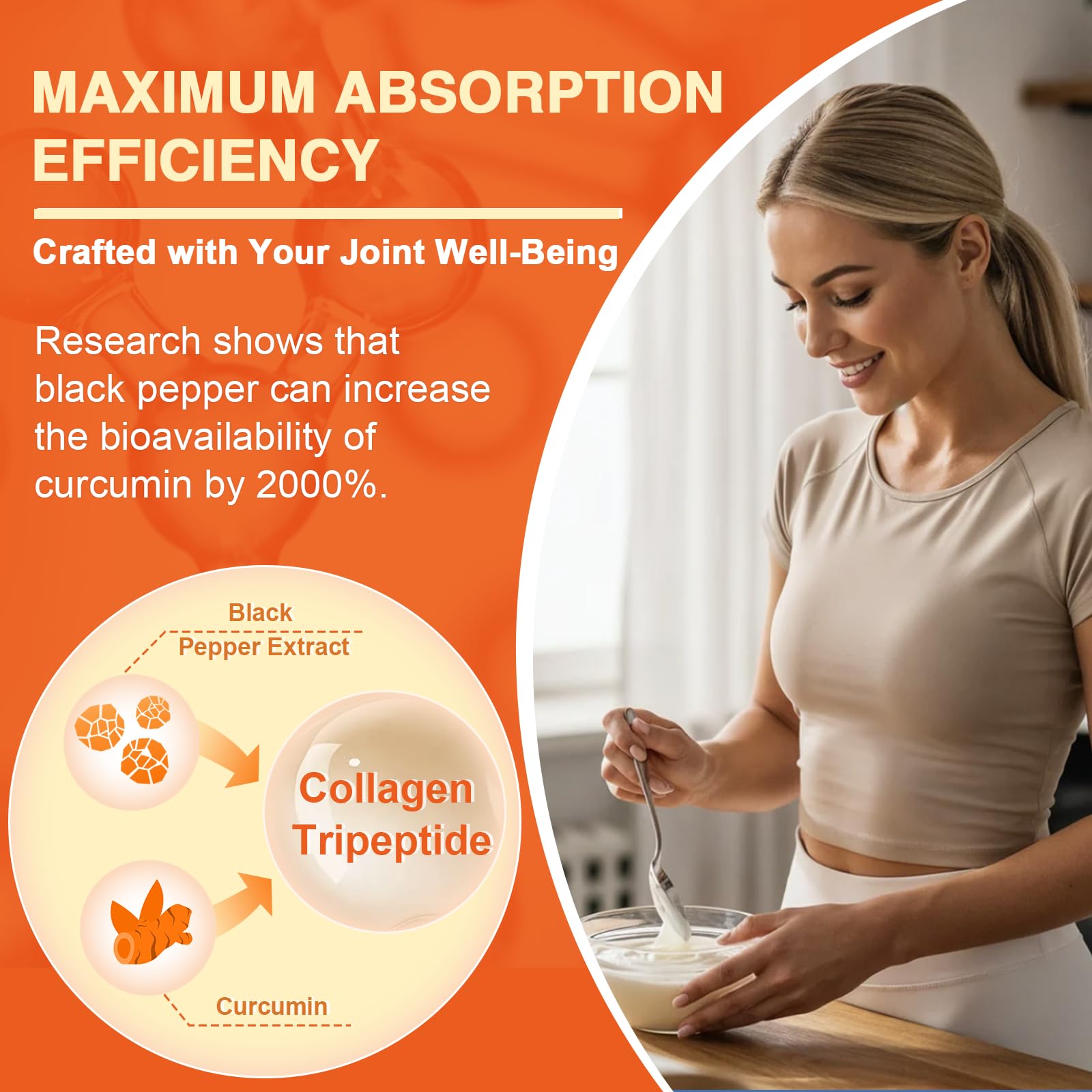 ZEBORA Multi Collagen Peptides Powder with MSM CS 50 - ZEBORA Official Imagery - 6