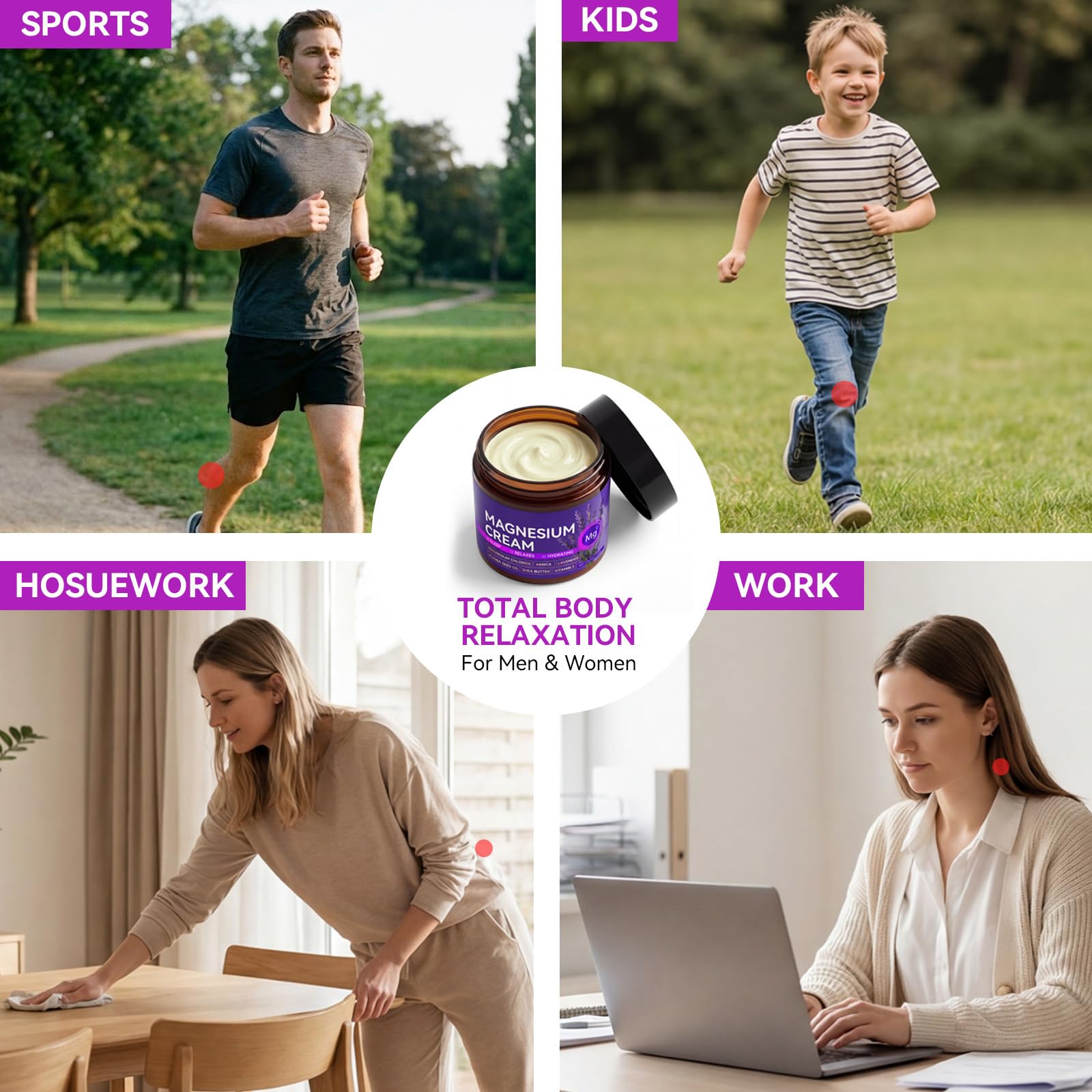 XILRVON Magnesium Cream – Arnica & Lavender Sleep & Muscle Relief