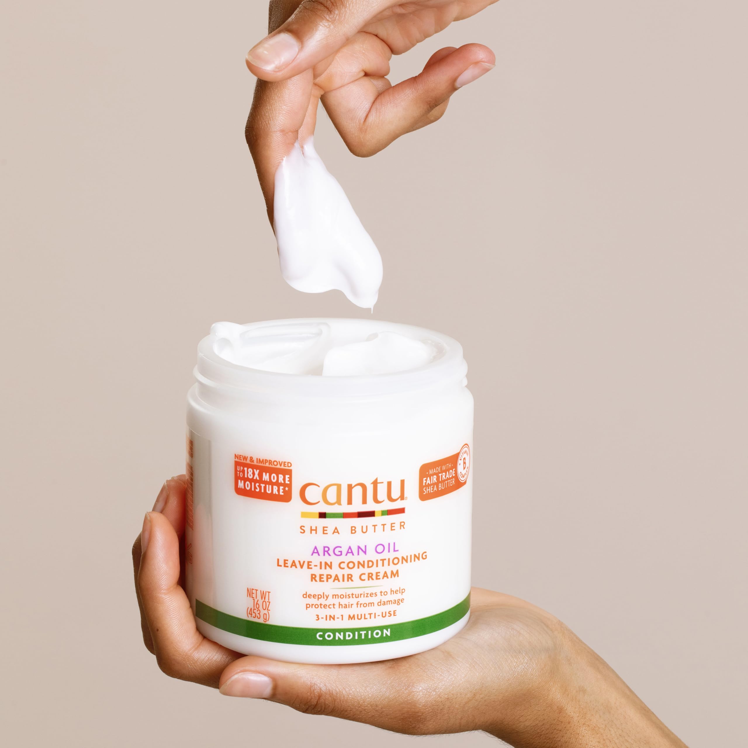 Cantu Leave - In Conditioning Repair Cream with Arga - Cantu Official Product View 8