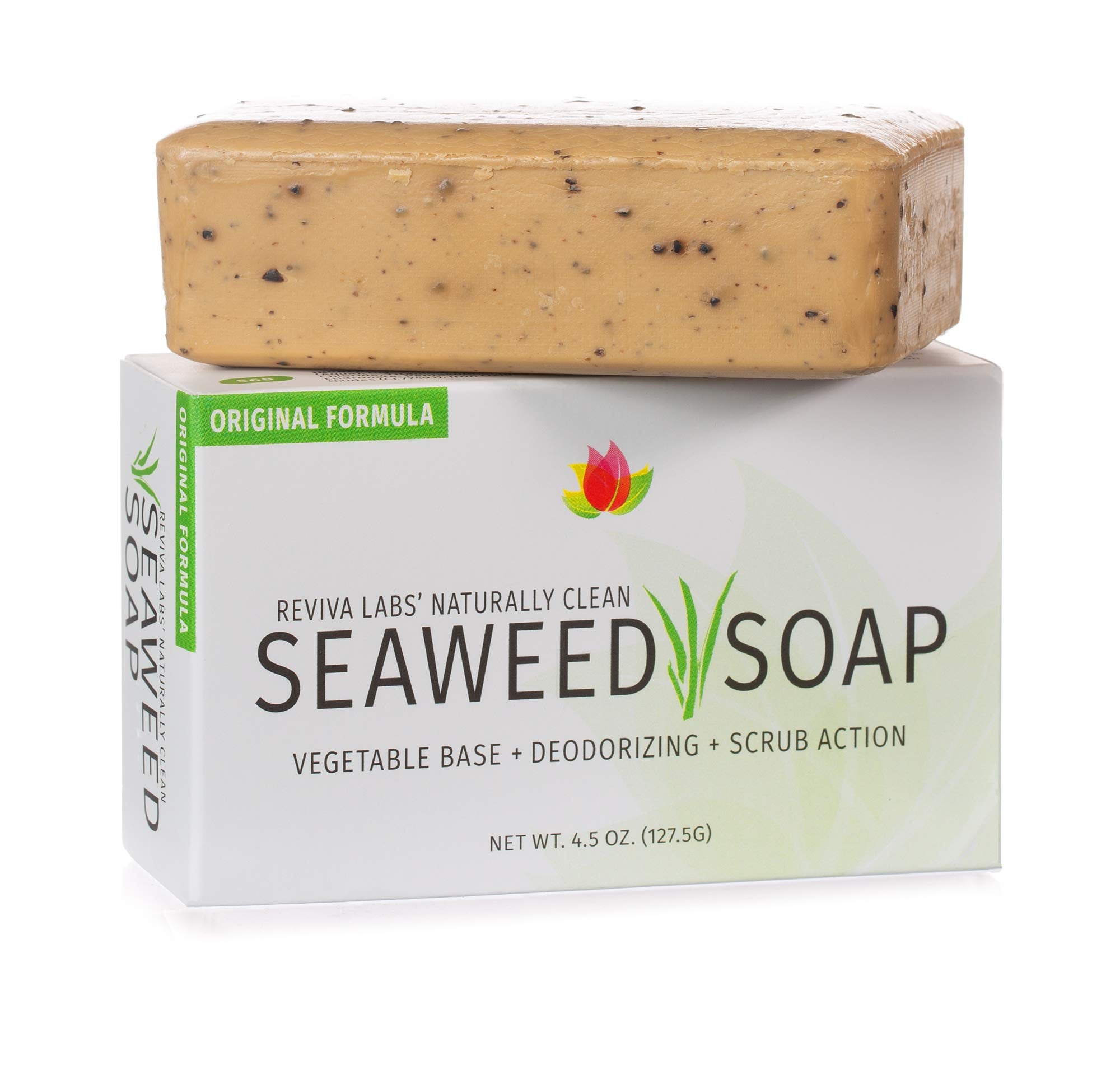 Reviva Labs Reviva Seaweed Soap - Organic Seaweed Face Scrub and Exfolia - Reviva Labs Official Product View 5