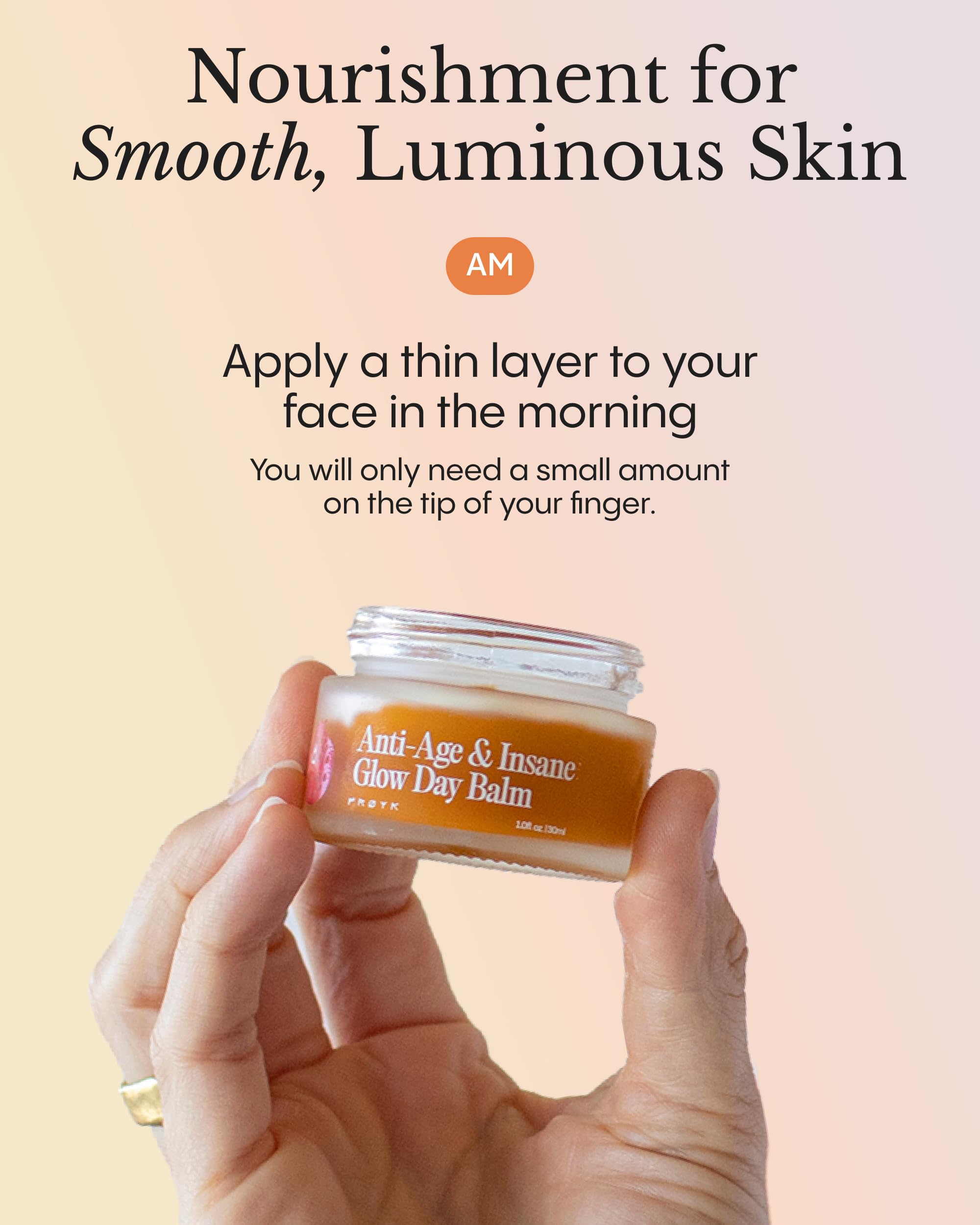 FRØYA Organics Anti-Age & Insane Glow Day Balm for Face (1.0 fl oz) - FRØYA Official Product View 4