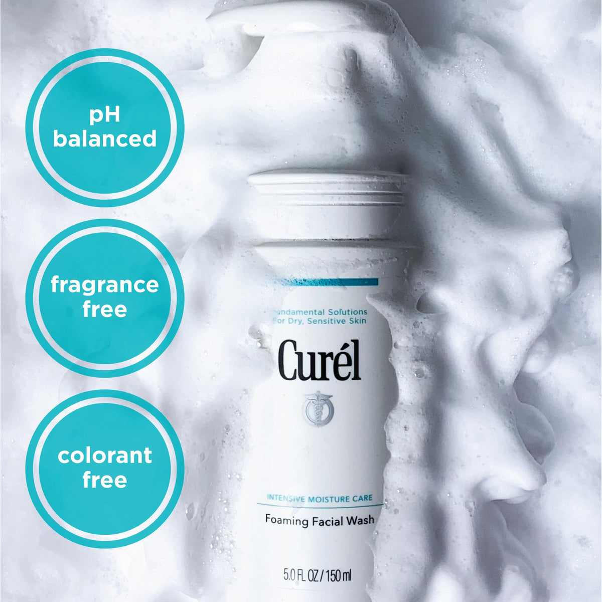 Curel Japanese Skin Care Foaming Daily Face Wash for - Curel Official Imagery - 5