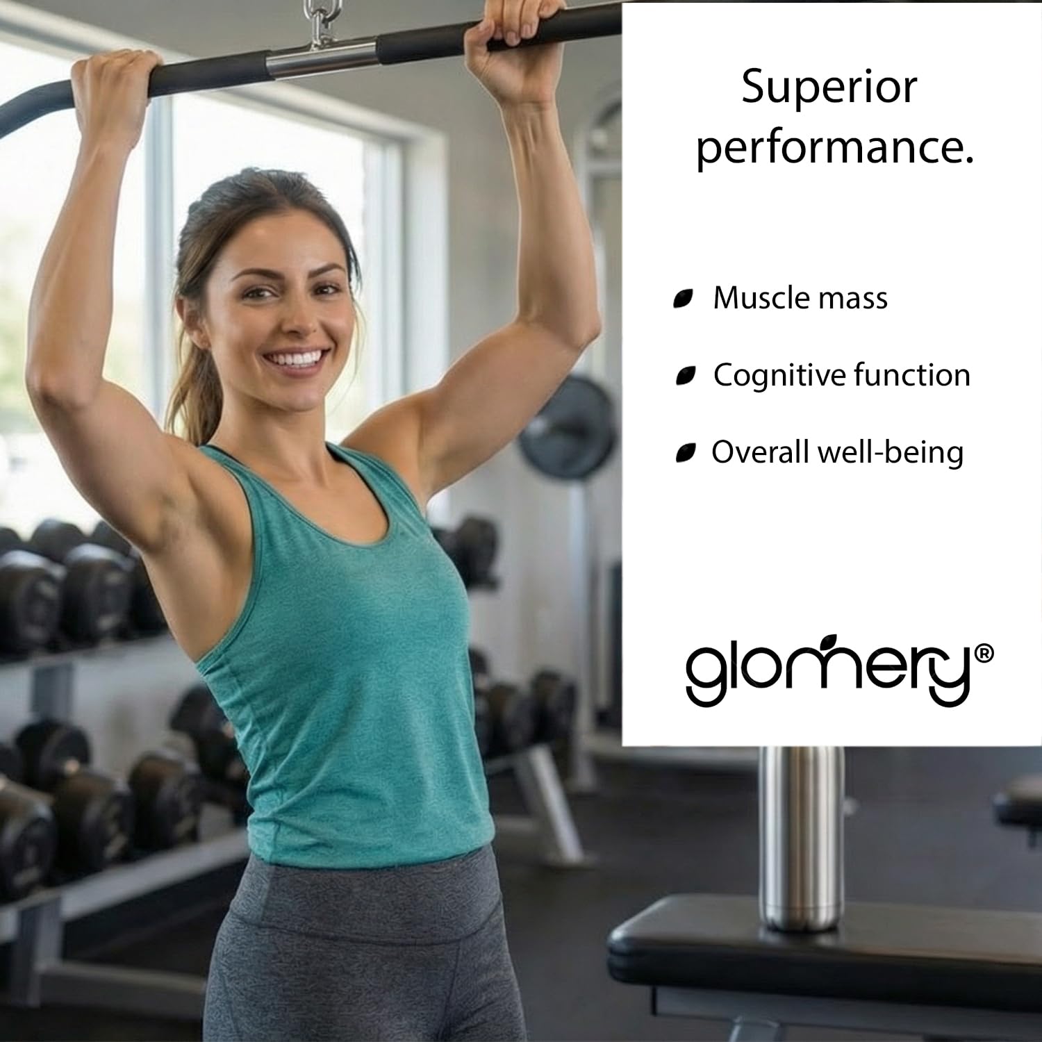 Glomery Creatine Monohydrate Powder Micronized, 100 Servings, Pur - Glomery Official Product View 3