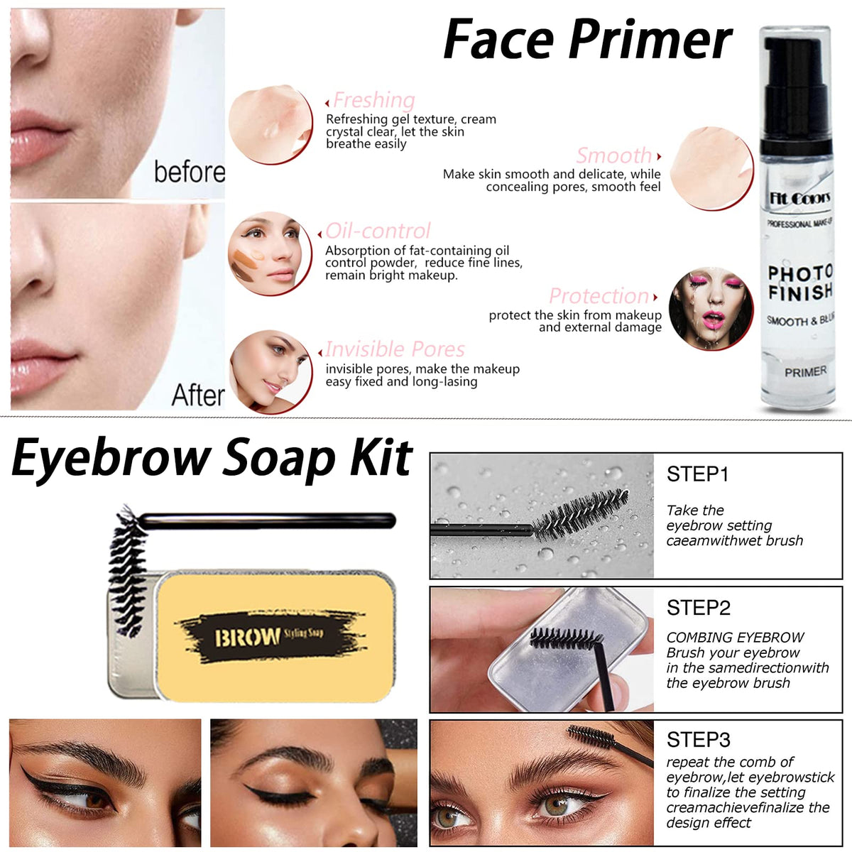 All in One Makeup Kit for Women Full Kit 12 Colors Eyeshadow - Geyomi Official Imagery - 7