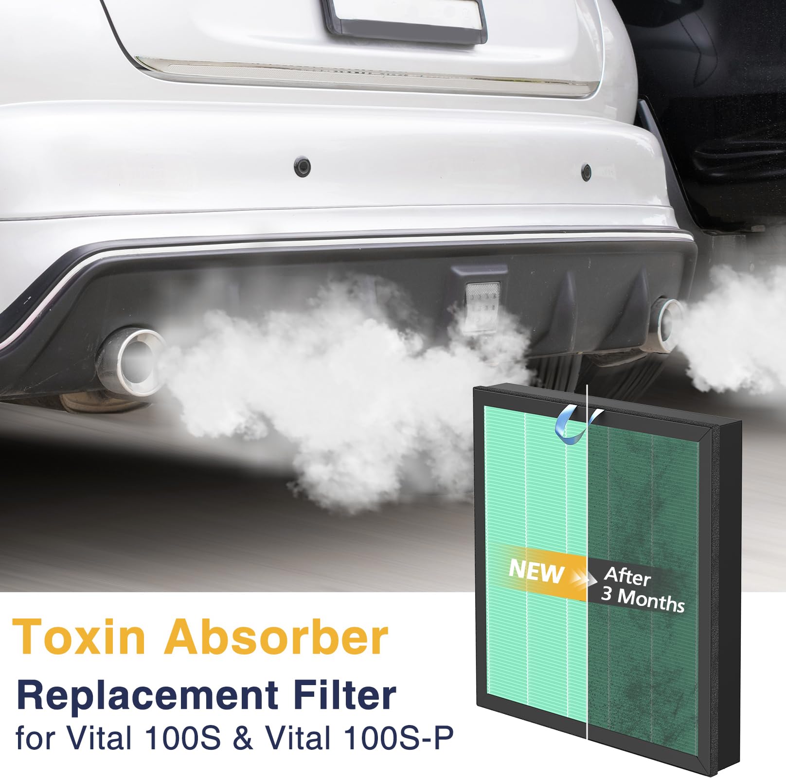 Cabiclean Vital 100S Toxin Absorber Replacement Filter for LEVOIT - Cabiclean Official Product View 4