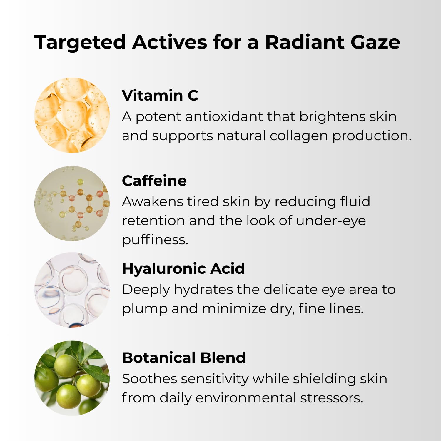 Gle Vitamin C Eye Serum for Dark Circles Eye Wrinkles and - Gle Skincare Official Imagery - 4