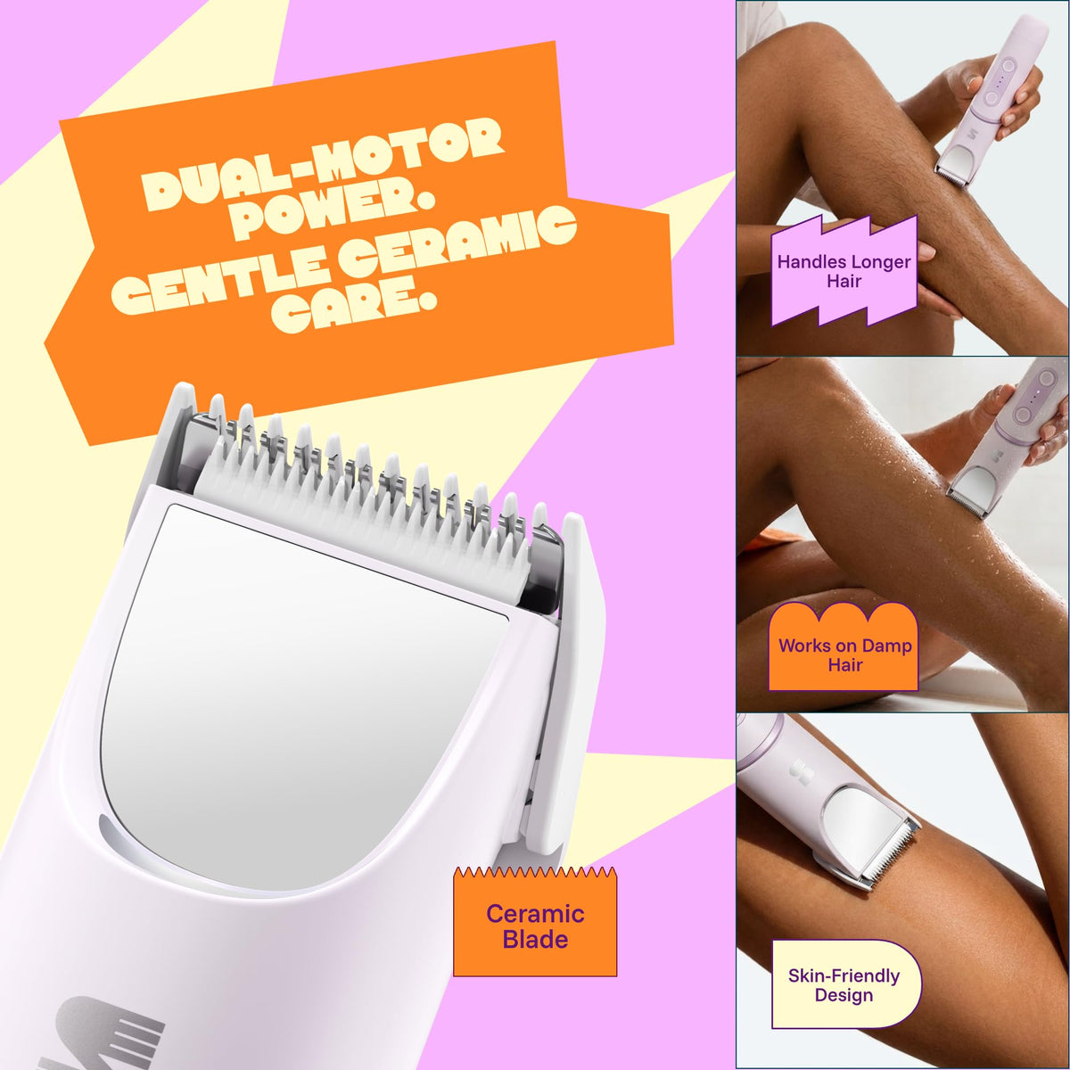 SpinDuo 2 in 1 Electric Bikini Trimmer for Women 180 - LADYSPOT Official Imagery - 8