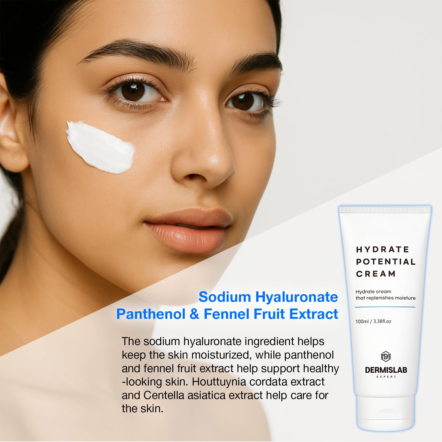 Hydrate Potential Cream Korean Skincare Hyaluronic Acid - DermisLab Official Imagery - 3